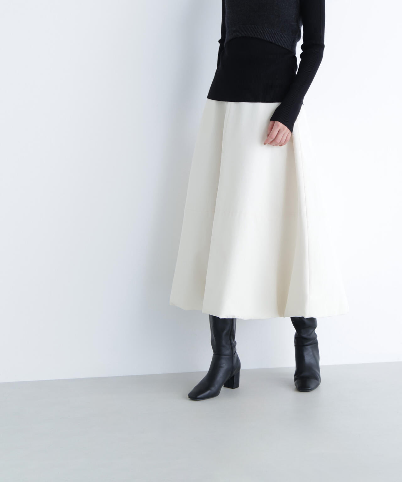 【BLANC】中綿フレアスカート