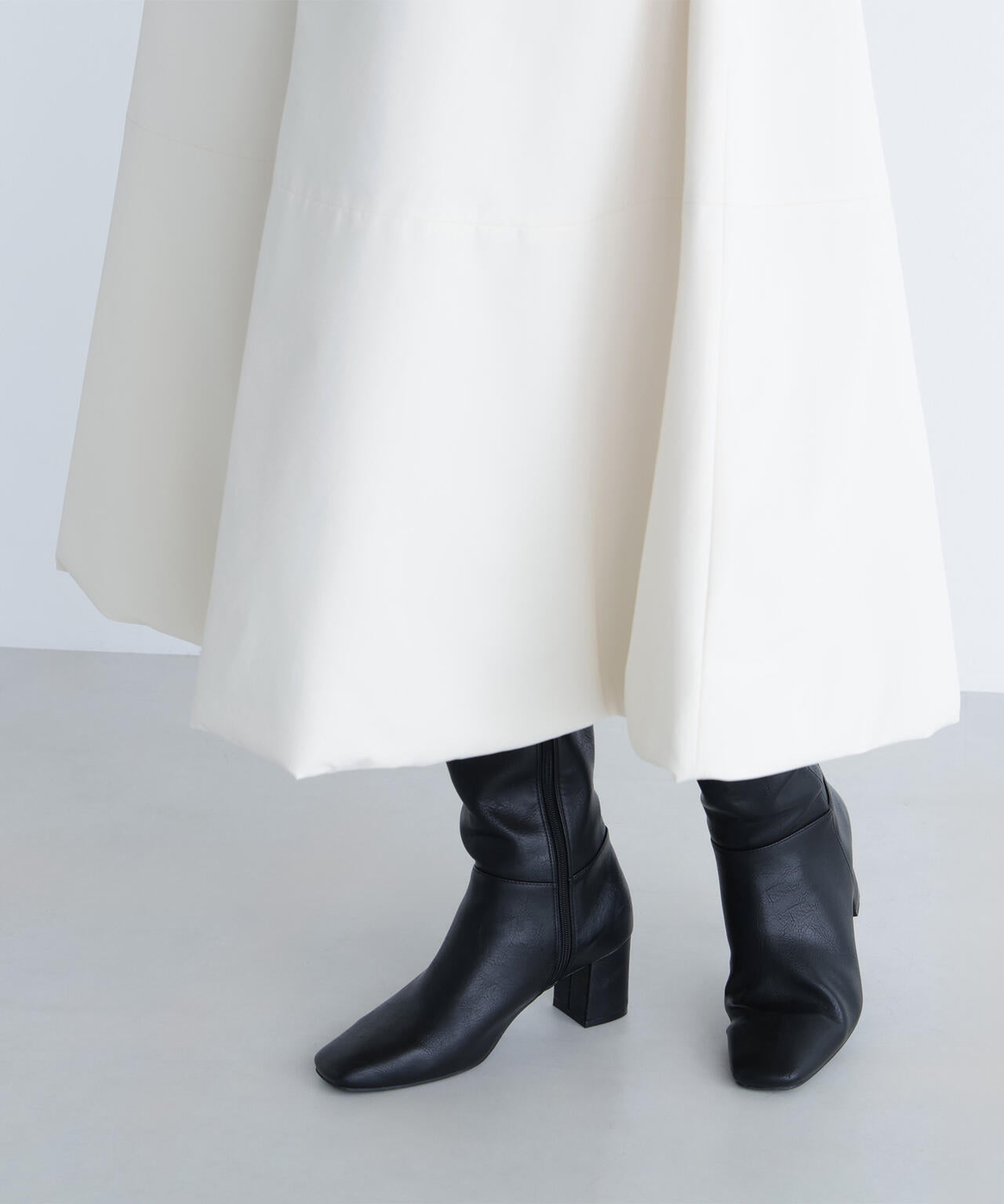 BLANC】中綿フレアスカート | NATURAL BEAUTY BASIC（ナチュラル