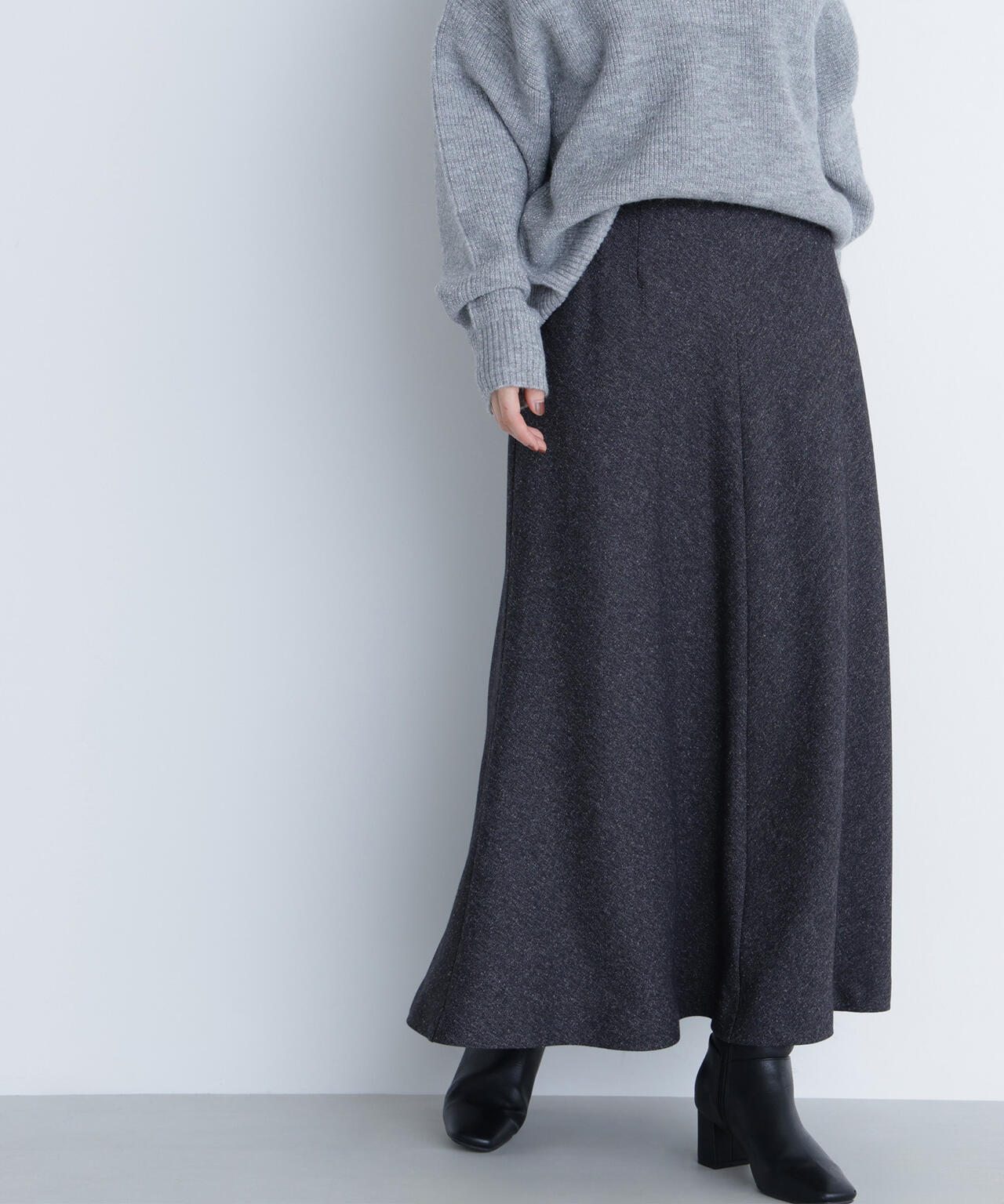 ネップツイードナロースカート | NATURAL BEAUTY BASIC（ナチュラル