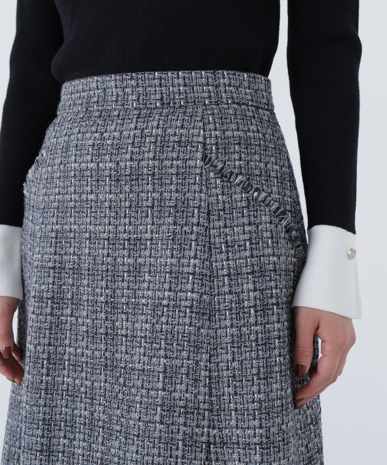 ツイードフレアスカート | NATURAL BEAUTY BASIC（ナチュラル