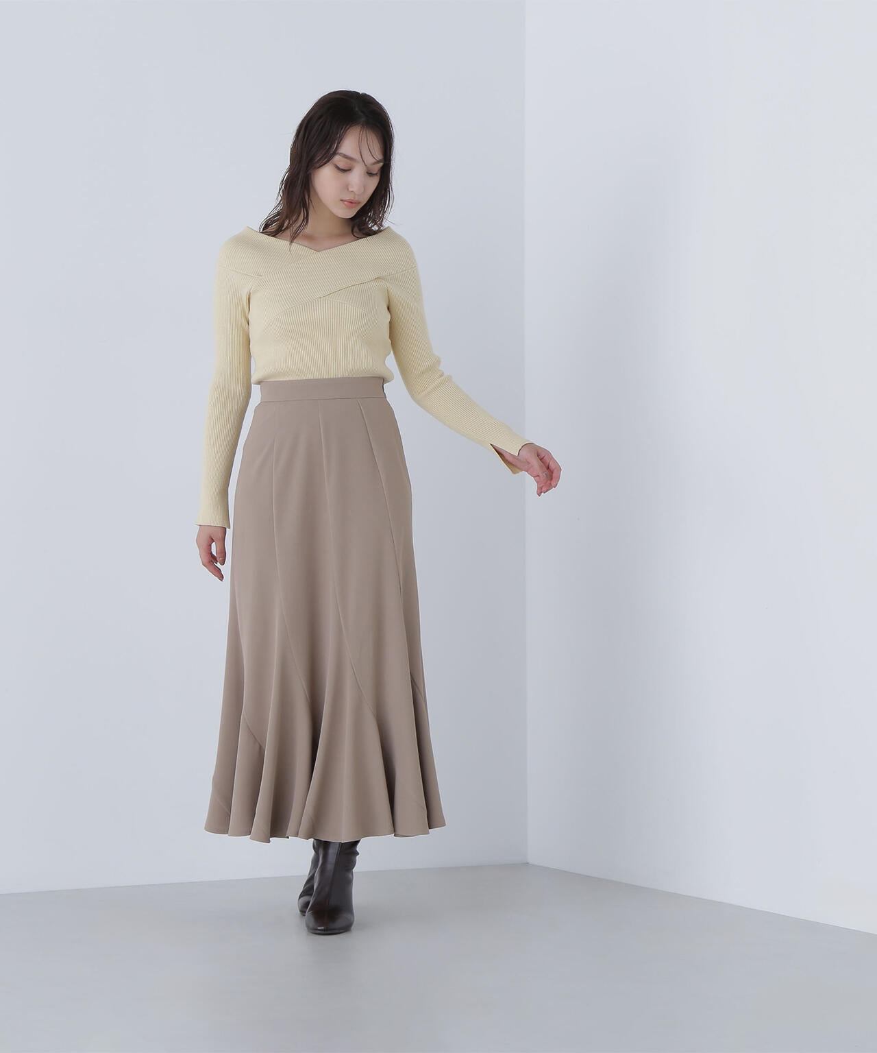 ペタルヘムスカート | NATURAL BEAUTY BASIC（ナチュラルビューティー