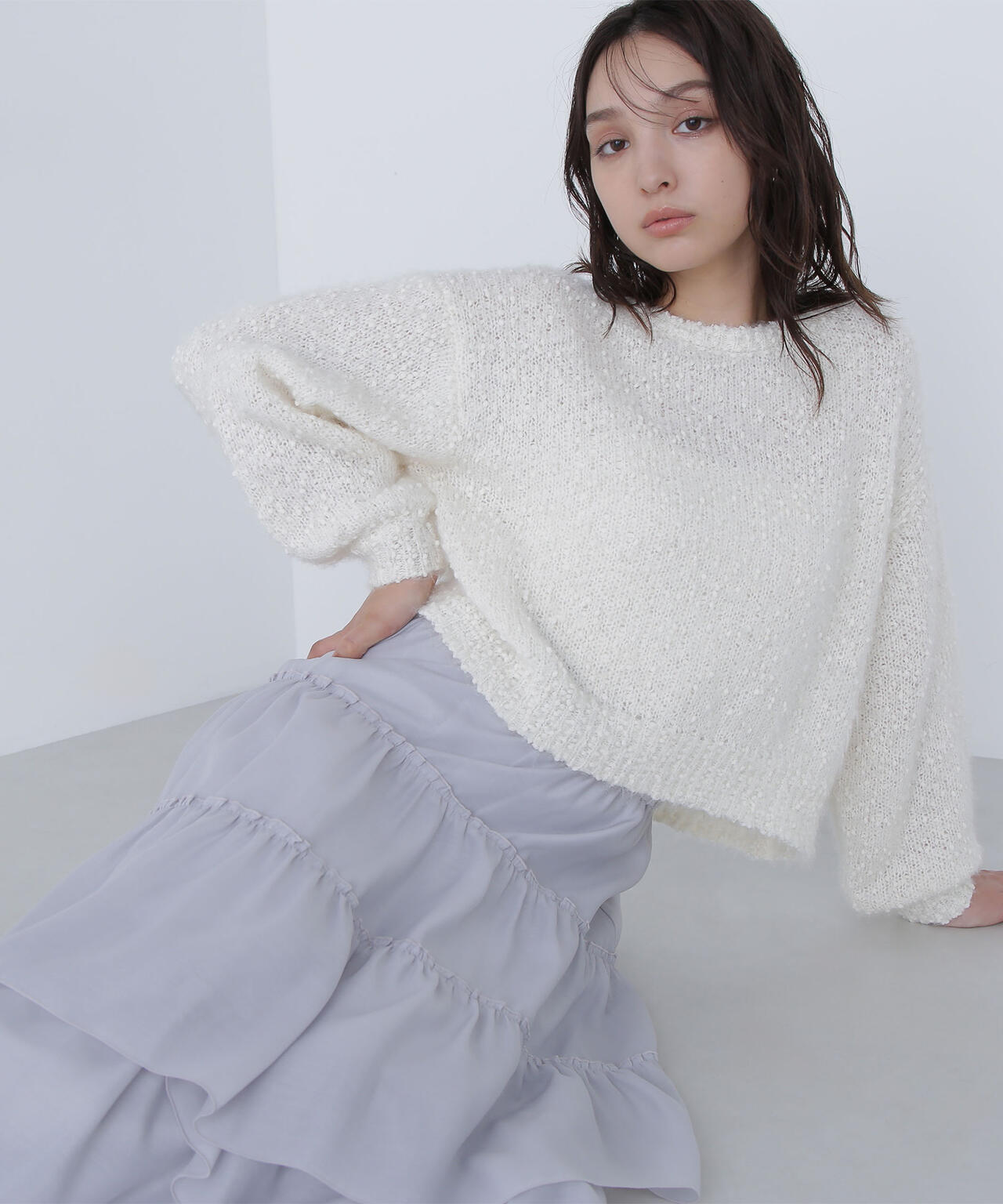 Normaw Kamali ティアードスカート CLASSY.12月号掲載】ランダムティアードスカート | NATURAL BEAUTY