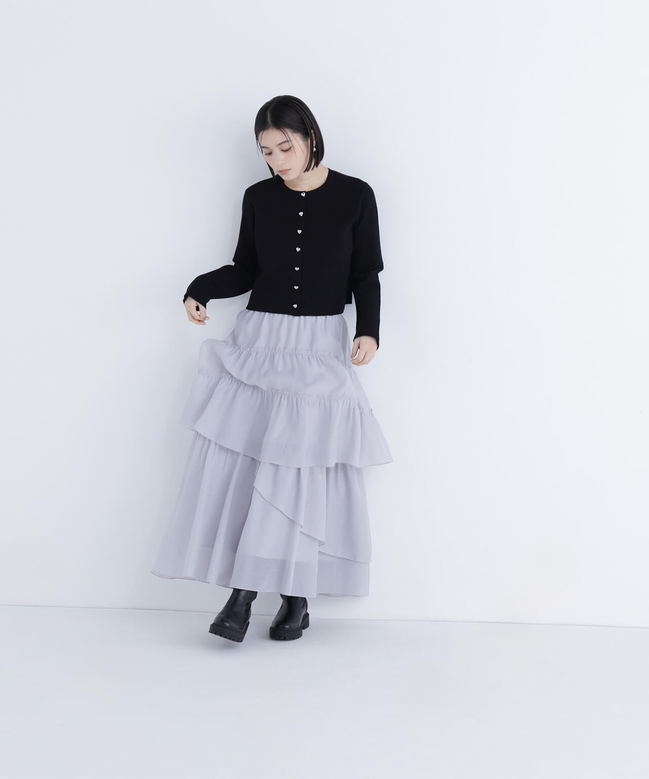 CLASSY.12月号掲載】ランダムティアードスカート | NATURAL BEAUTY