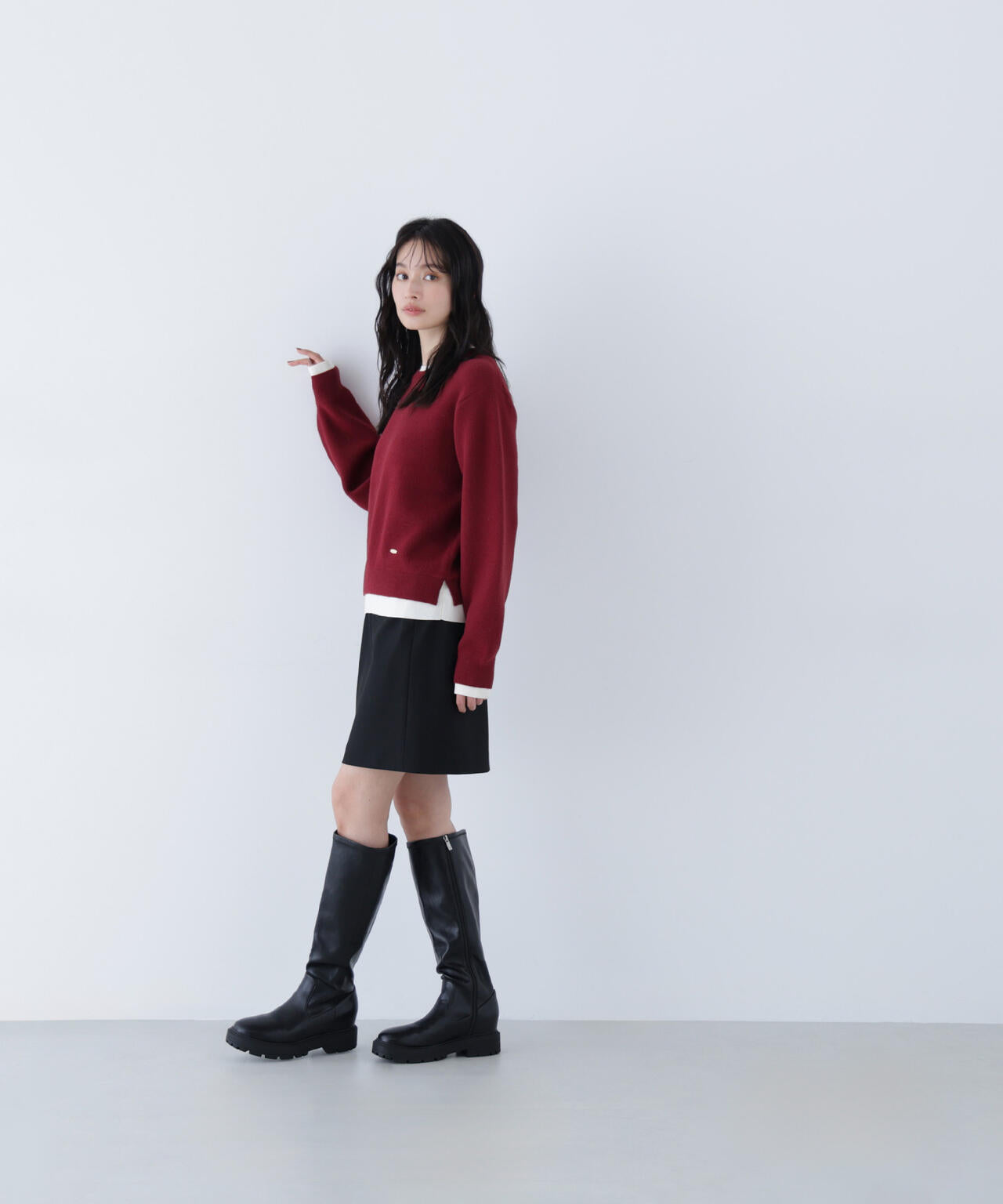 ポケットディテールミニスカート