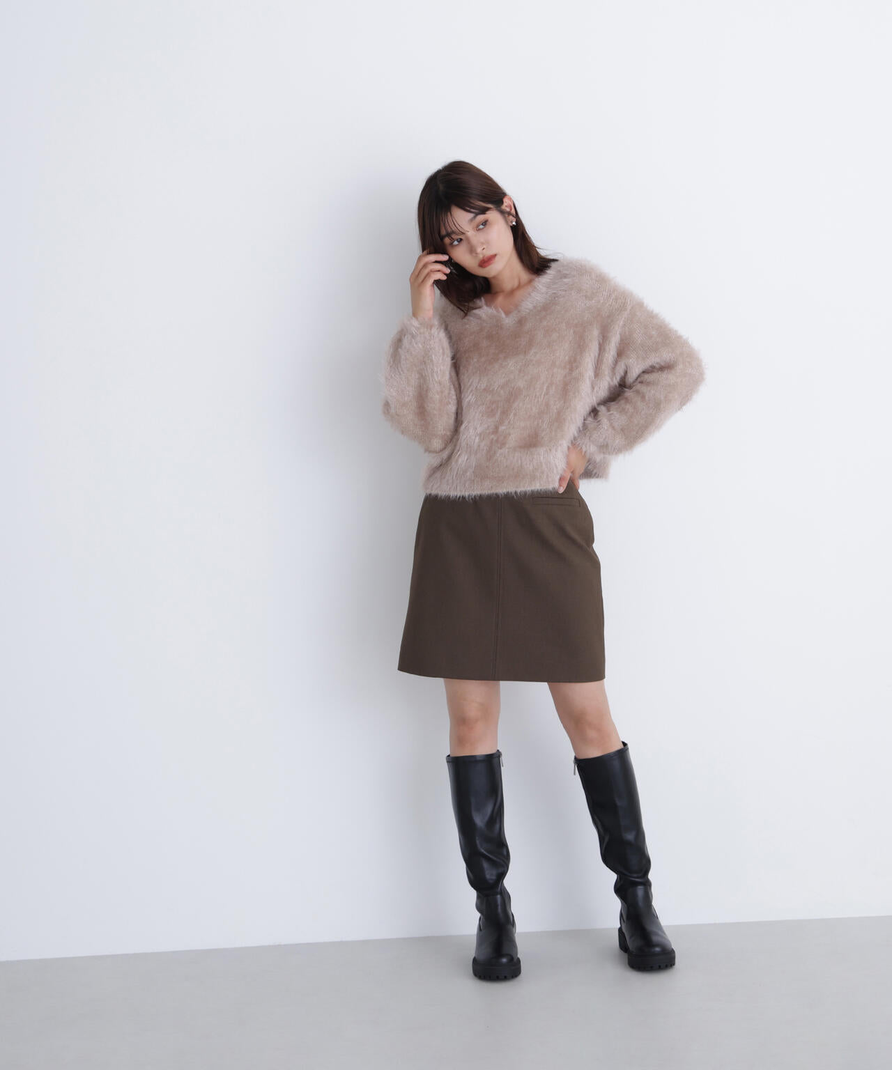 ナチュラルビューティーベーシック（NATURAL BEAUTY BASIC）/ポケットディテールミニスカート ポケットディテールミニスカート | NATURAL BEAUTY BASIC（ナチュラル