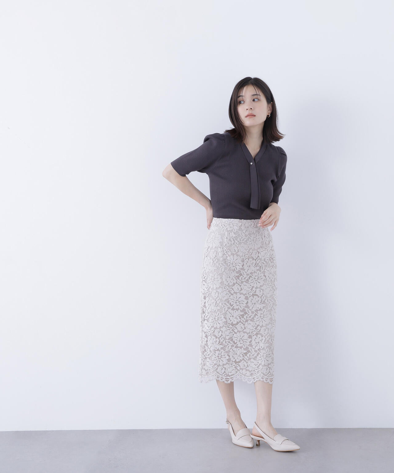 モールレースナロースカート