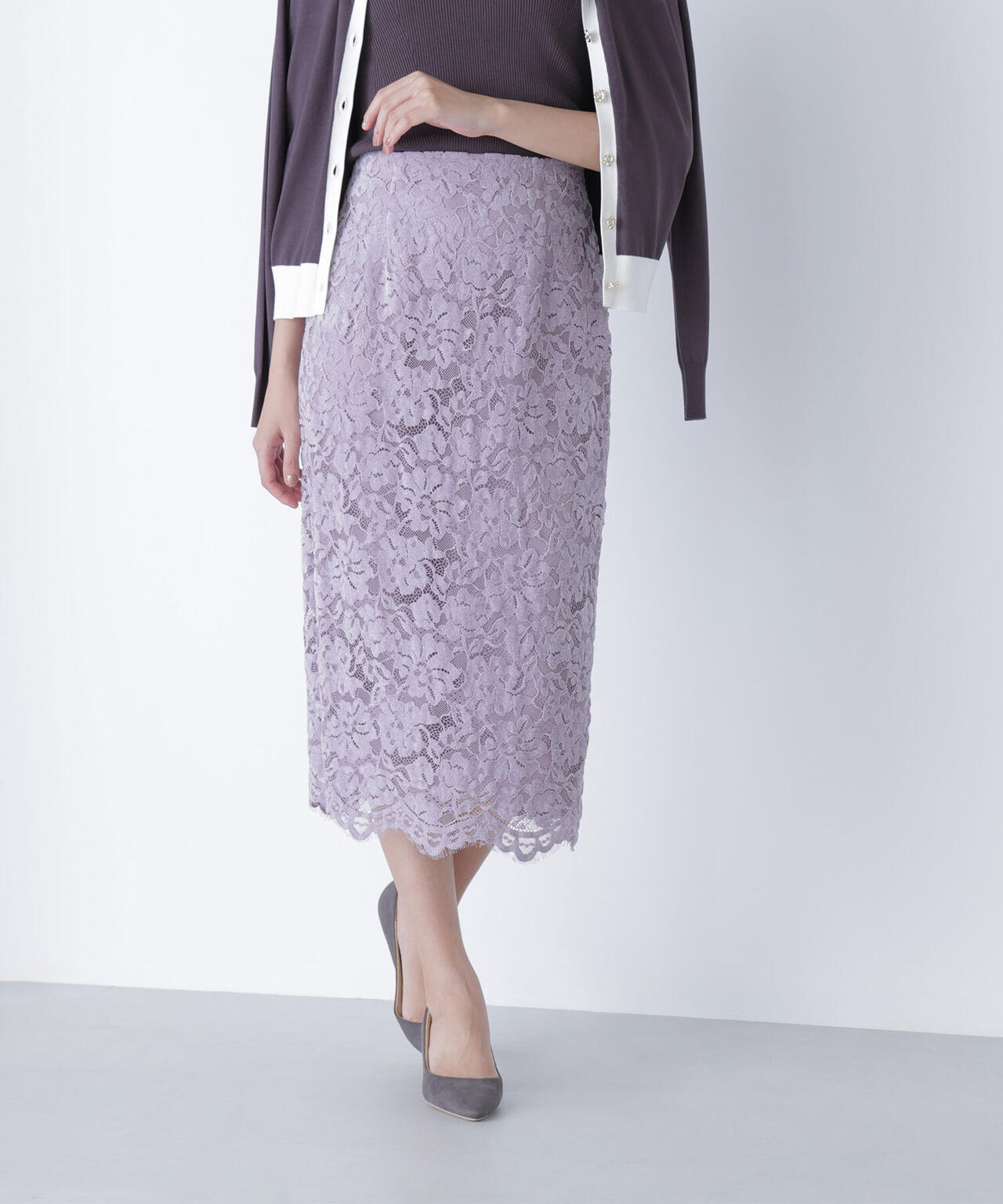 モールレースナロースカート