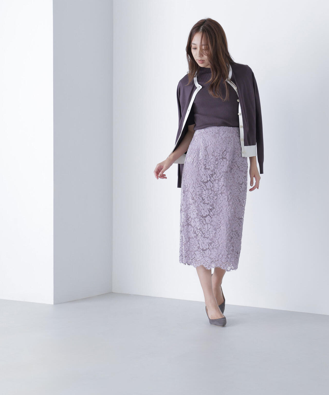 モールレースナロースカート