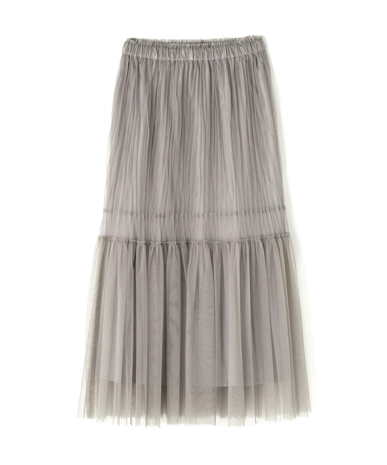 プリーツチュールスカート