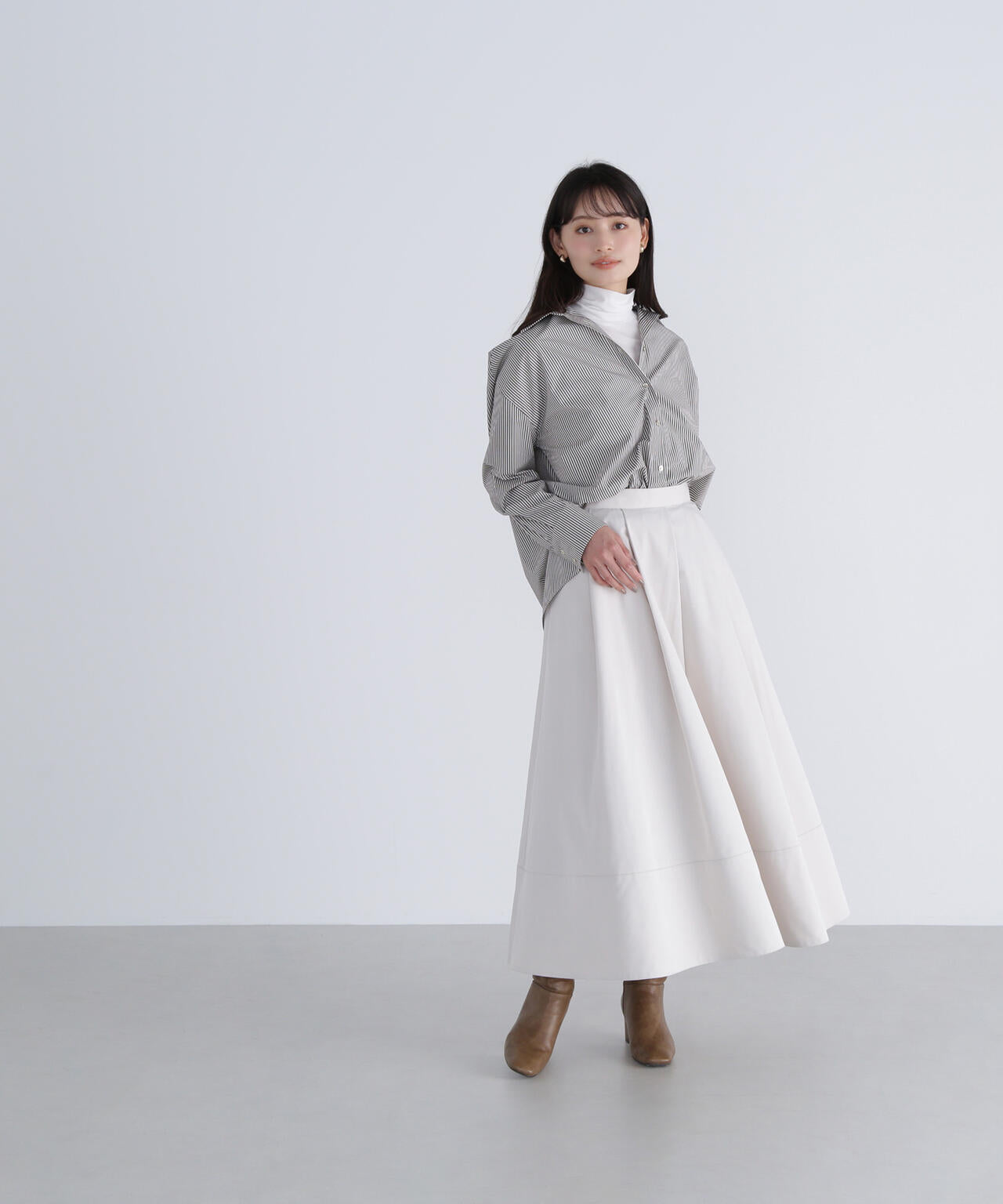 THINK NATURAL】ボリュームフレアスカート | NATURAL BEAUTY BASIC  