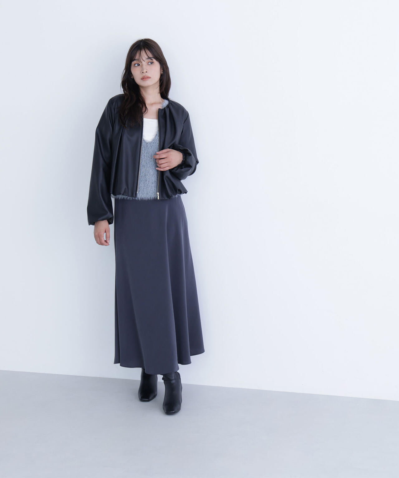 ピーチタッチナロースカート | NATURAL BEAUTY BASIC