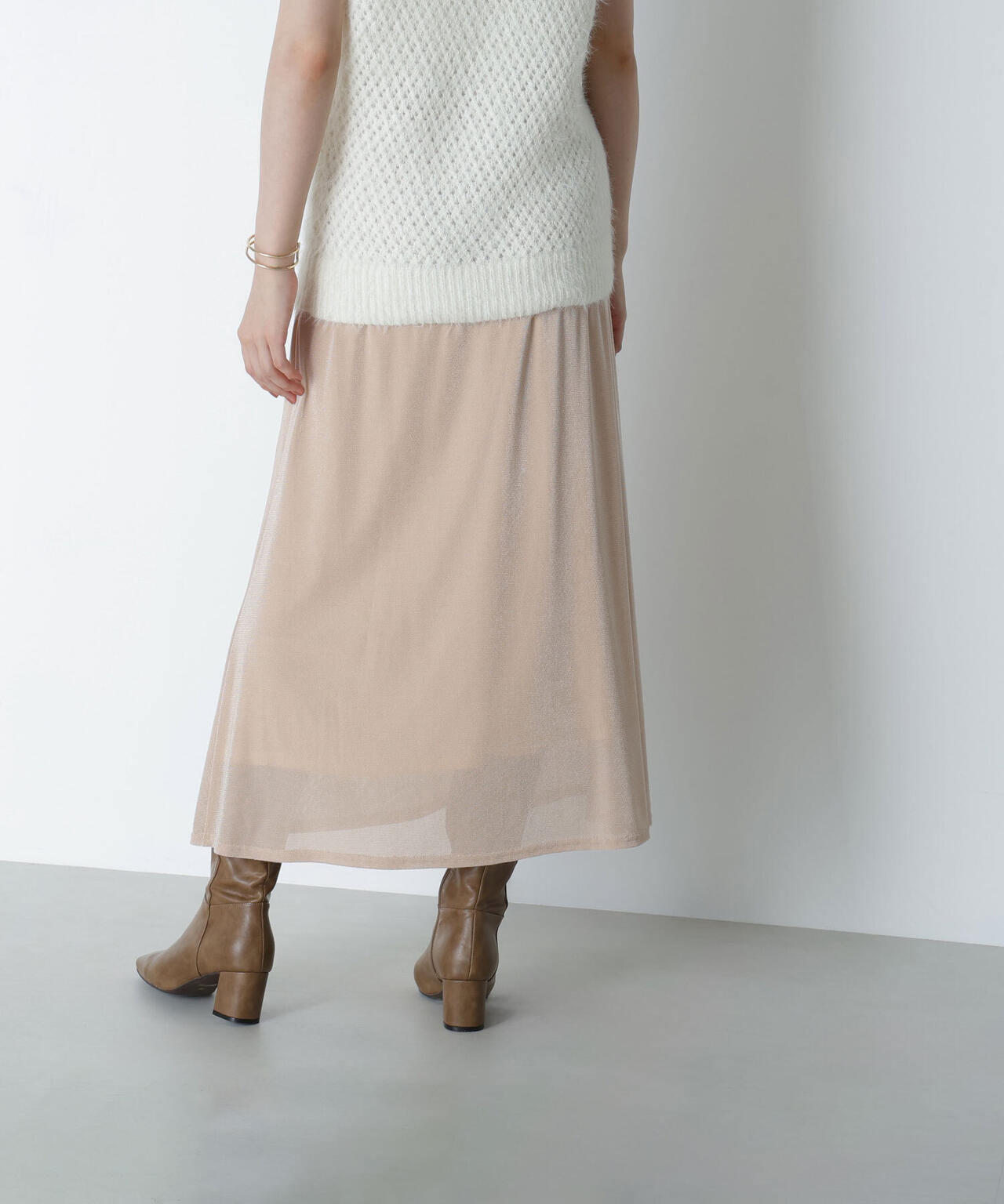 ベロアライクナロースカート