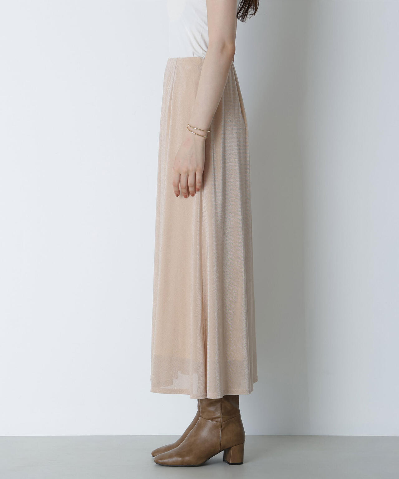 ベロアライクナロースカート