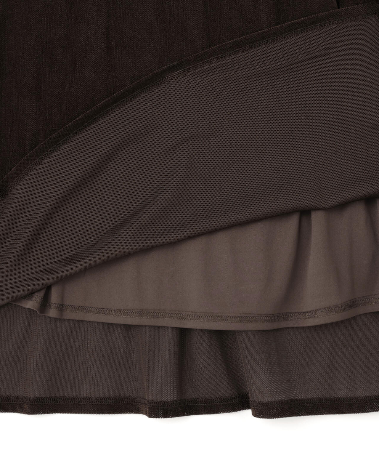 ベロアライクナロースカート