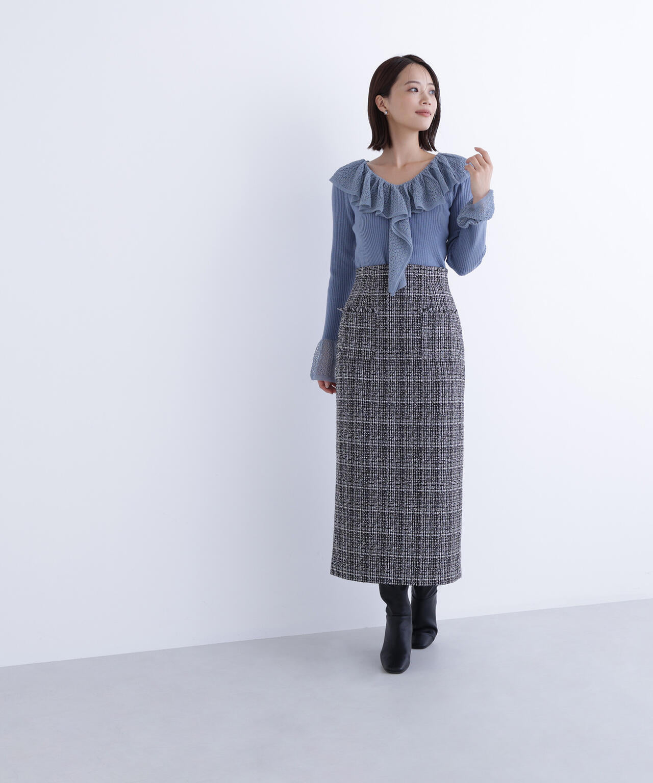 ツイーディーナロースカート