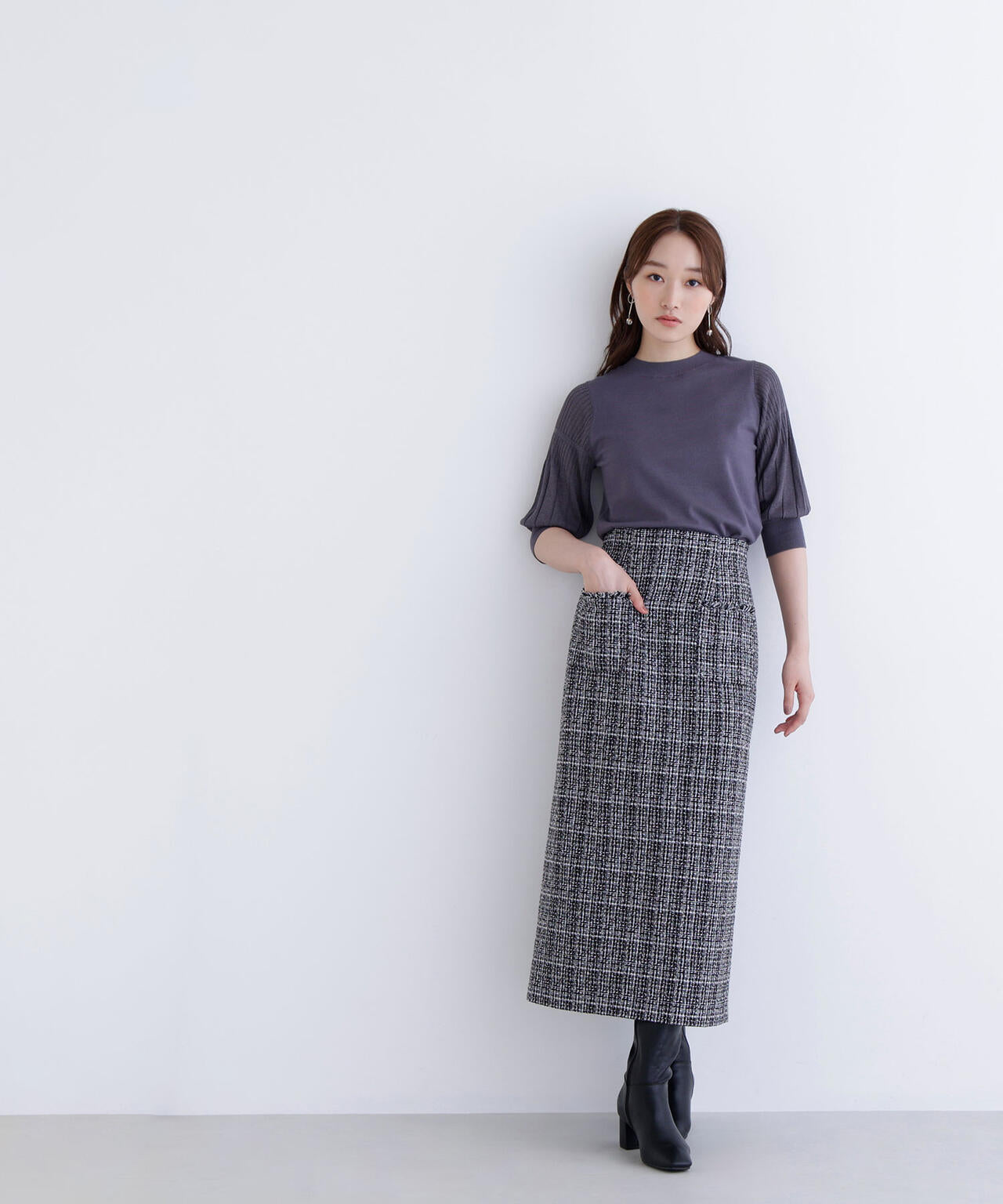 ツイーディーナロースカート