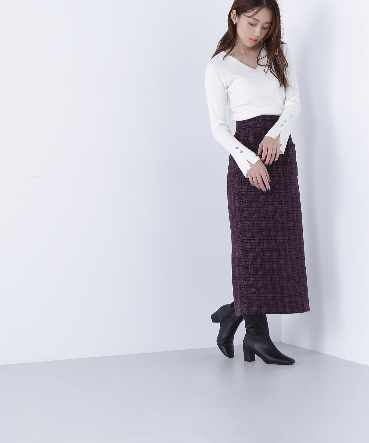 ツイーディーナロースカート