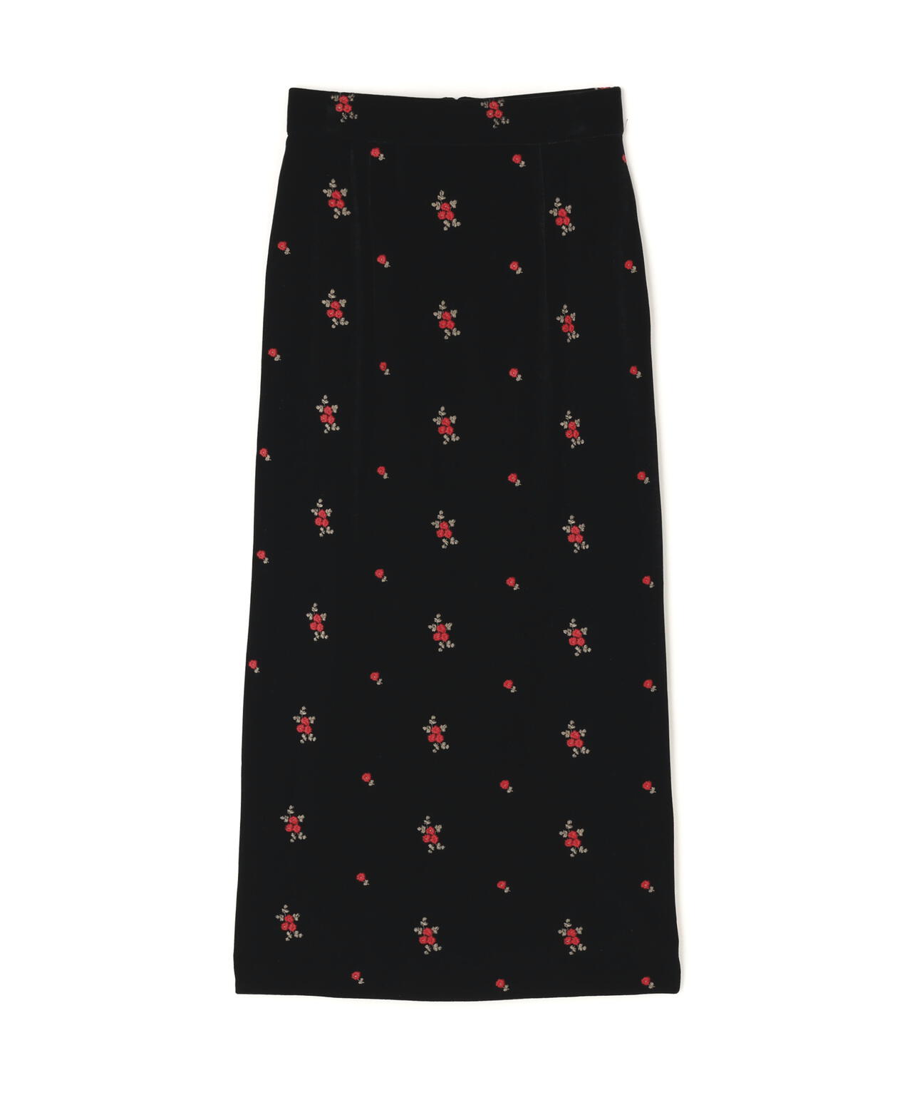 DRIES VAN NOTEN フラワープリントベロアスカート DRIES VAN NOTEN フラワープリントベロアスカート