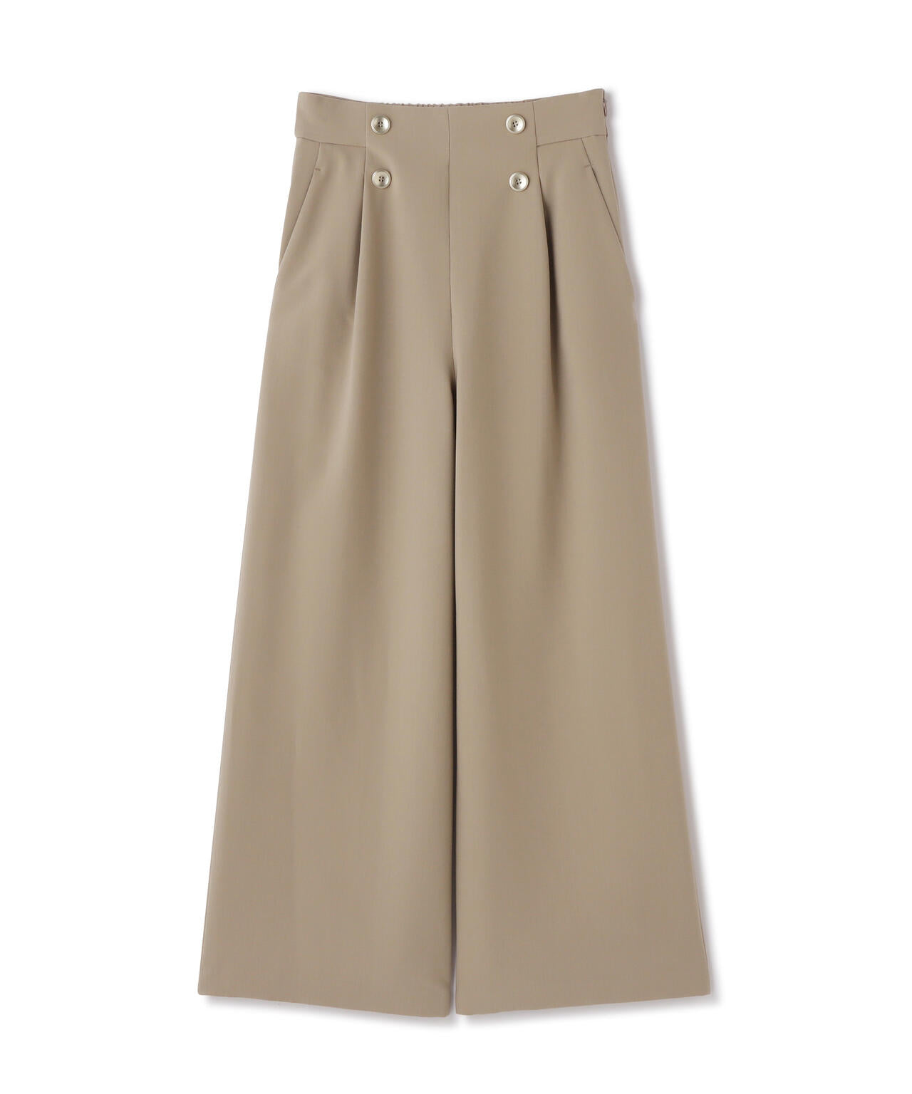 ＜骨格ウェーブ＞ハイウエストマリンパンツ