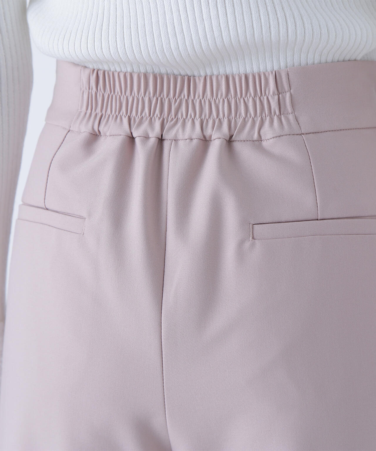 ＜骨格ウェーブ＞ハイウエストマリンパンツ