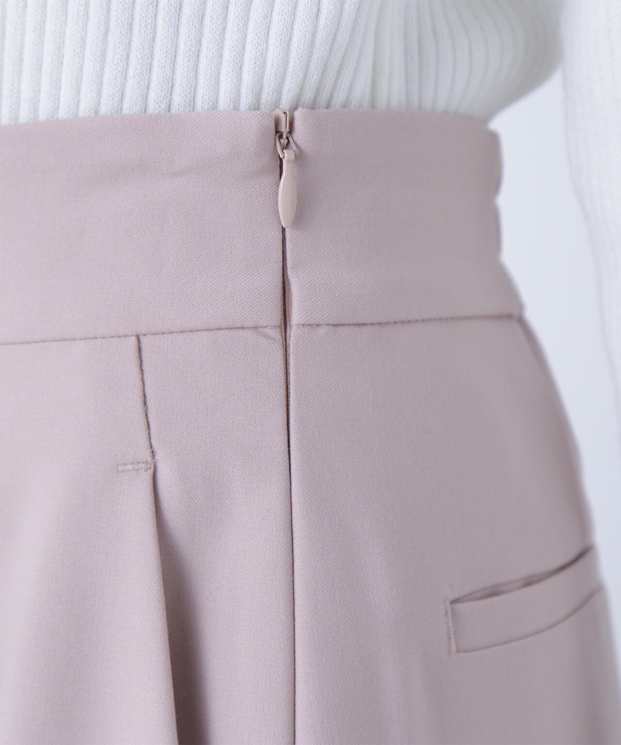 ＜骨格ウェーブ＞ハイウエストマリンパンツ