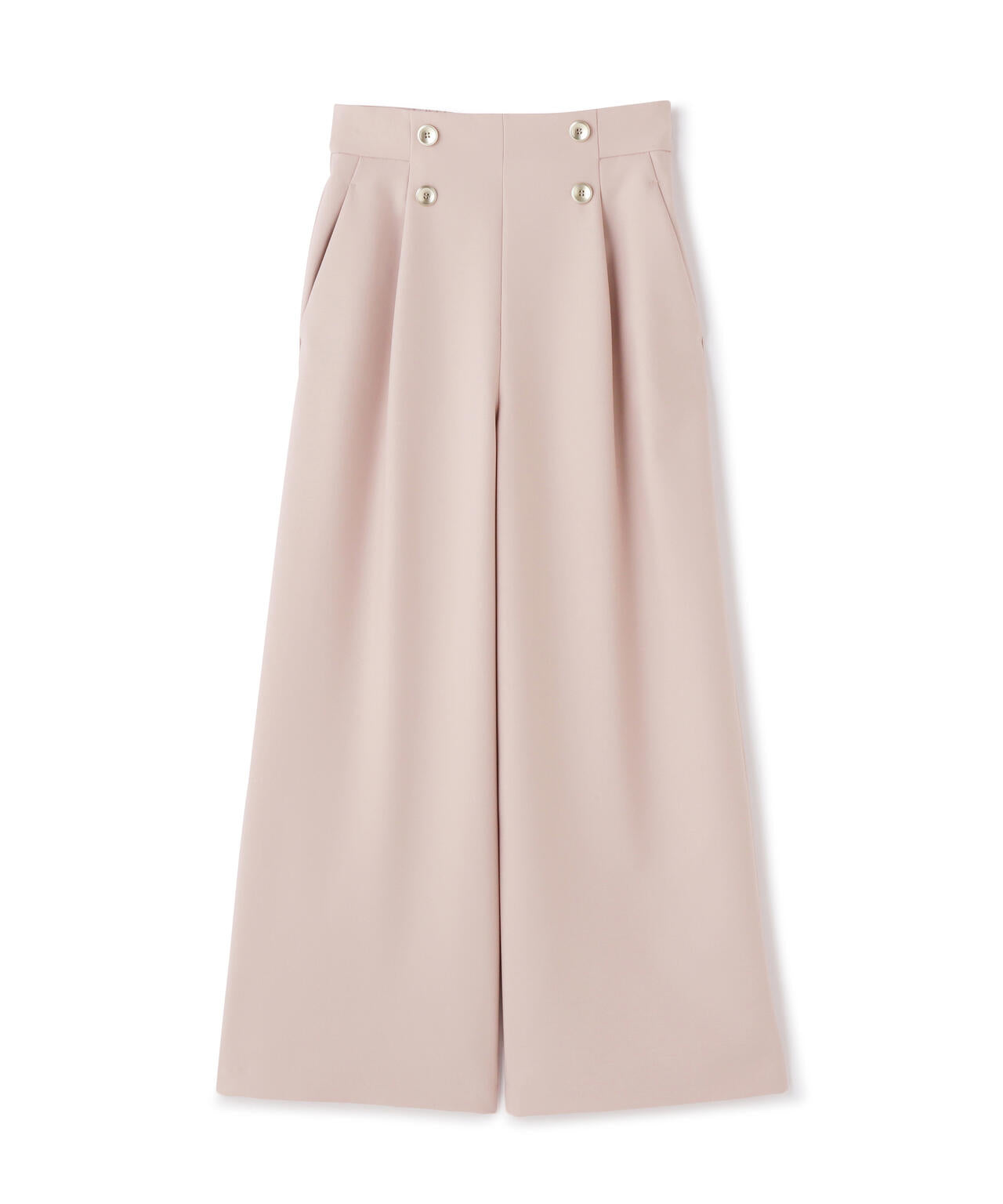 ＜骨格ウェーブ＞ハイウエストマリンパンツ