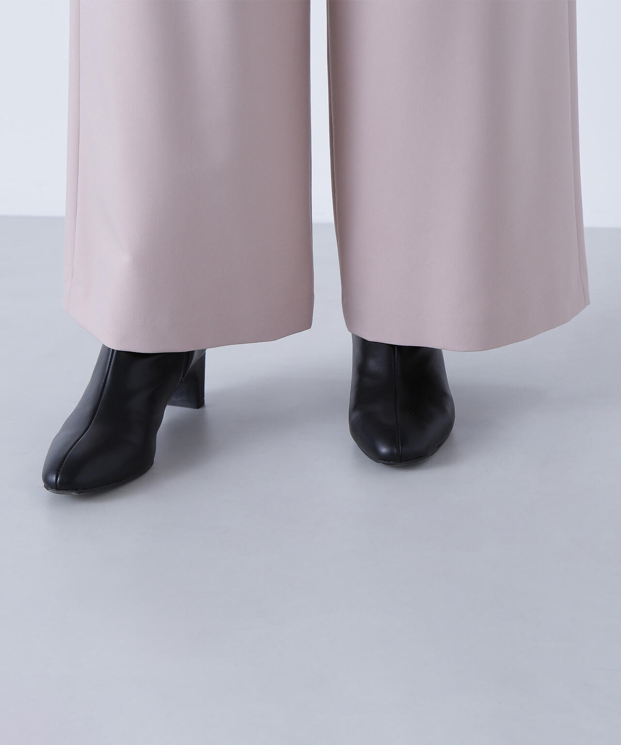 ＜骨格ウェーブ＞ハイウエストマリンパンツ