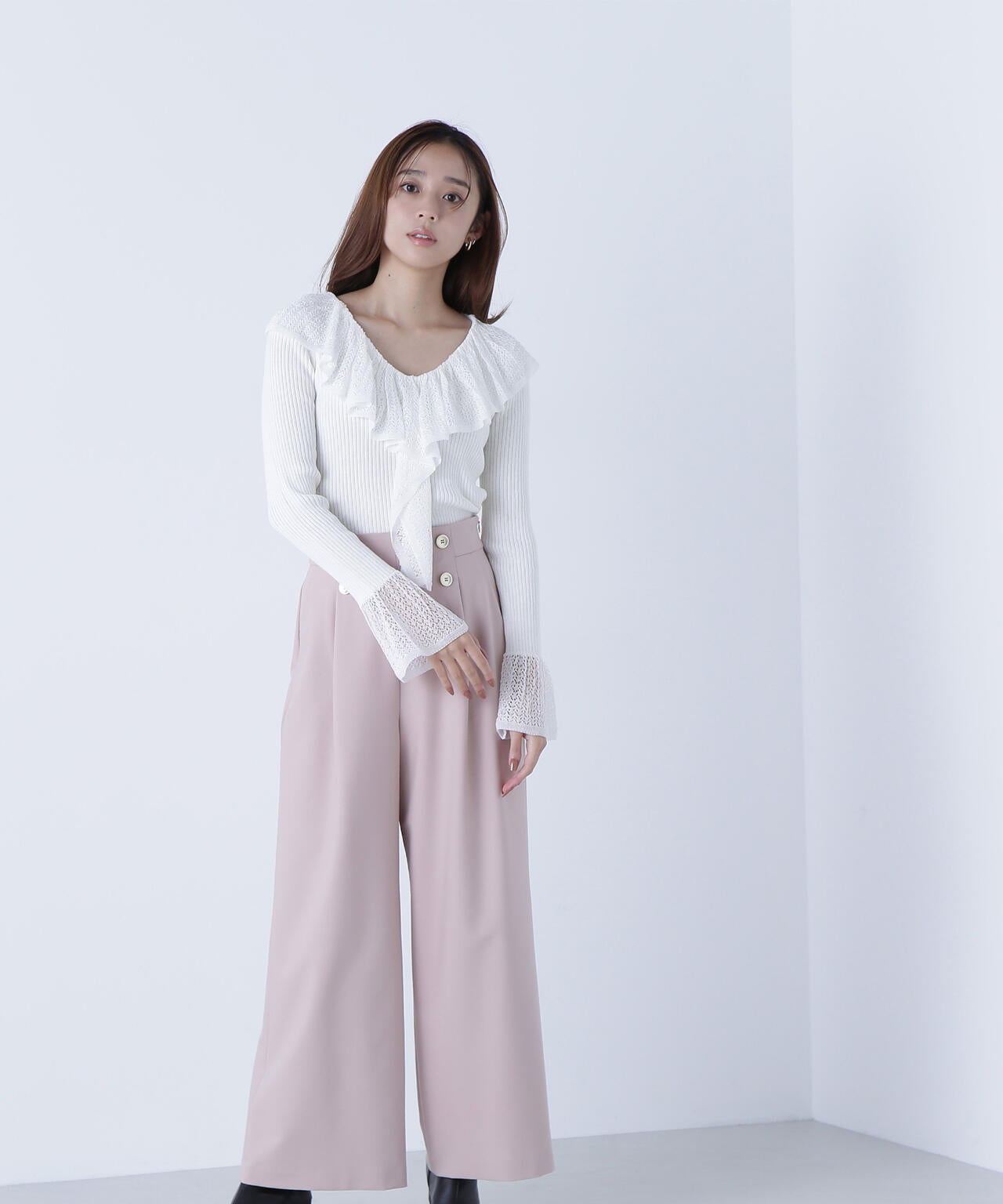 骨格ウェーブ＞ハイウエストマリンパンツ | NATURAL BEAUTY BASIC