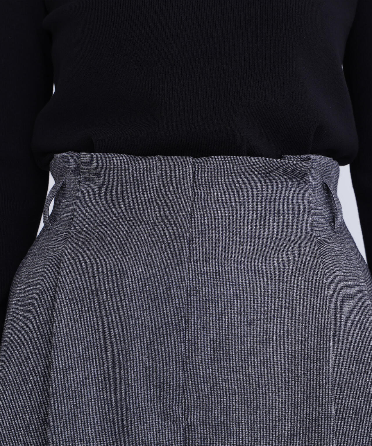 ツイーディーベルテッドワイドパンツ