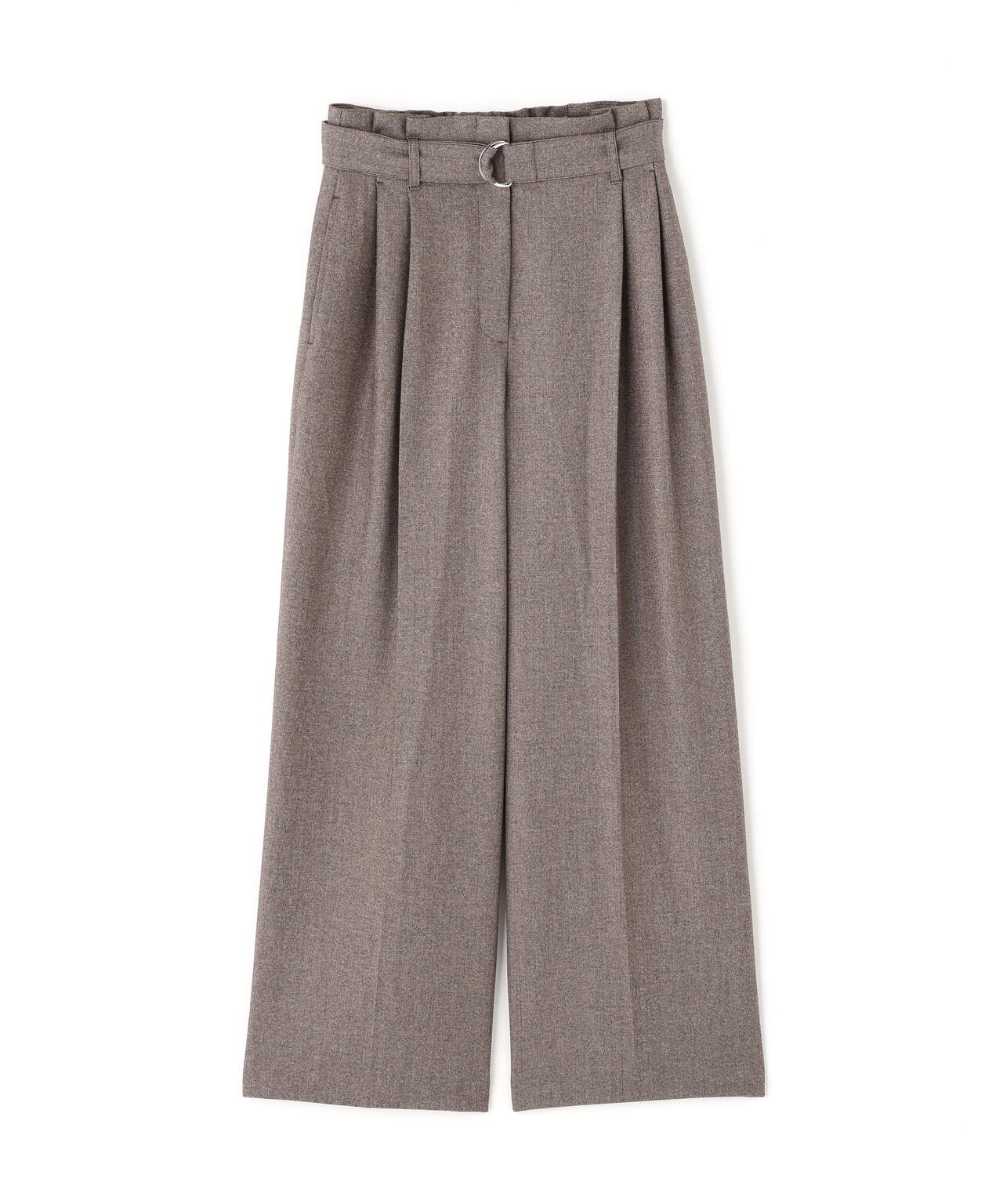 ツイーディーベルテッドワイドパンツ