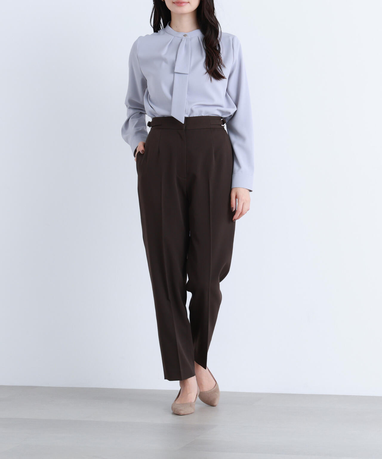 Oggi掲載】サイドバックルテーパードパンツ | NATURAL BEAUTY BASIC