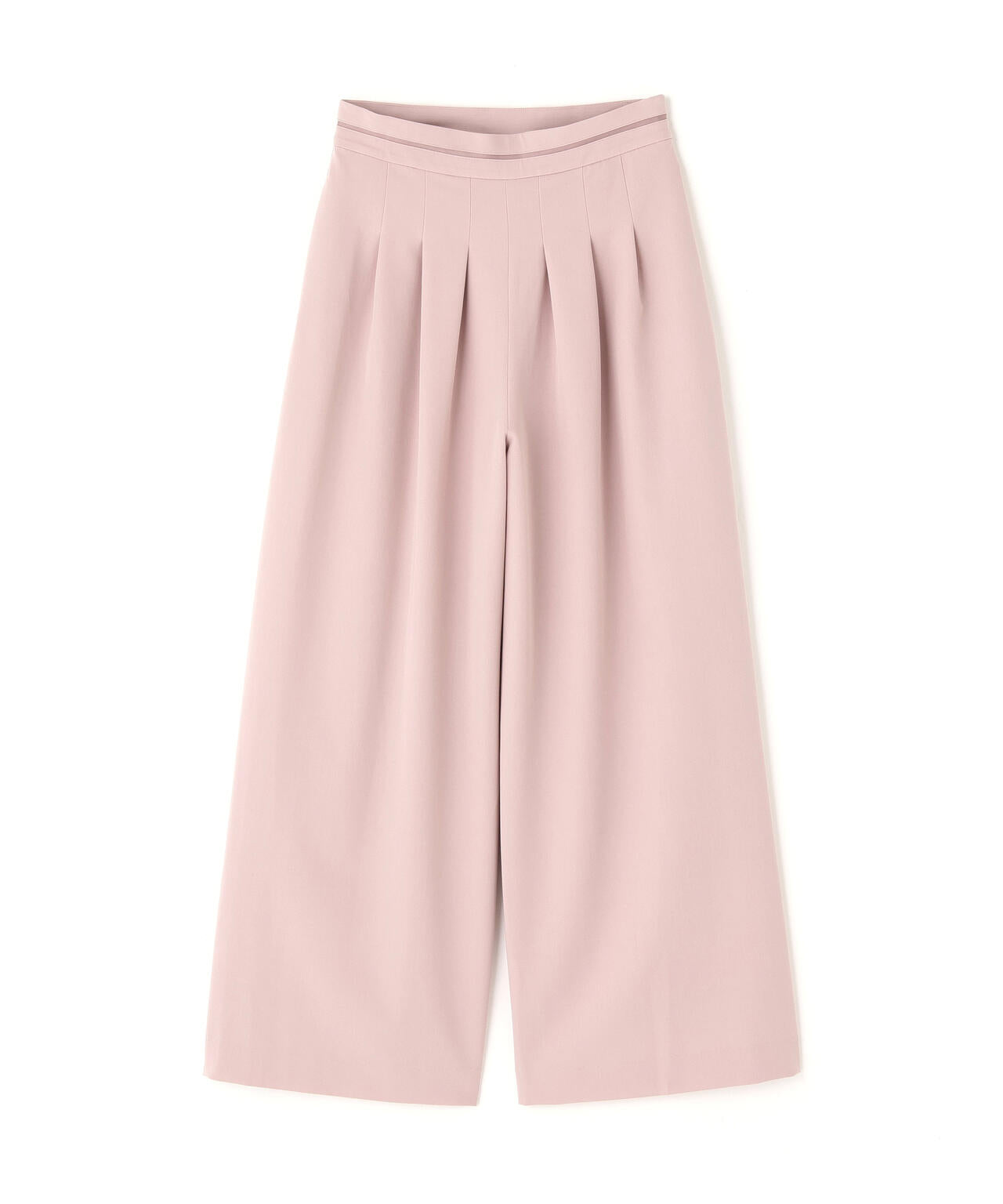 ウエストラインタックワイドパンツ