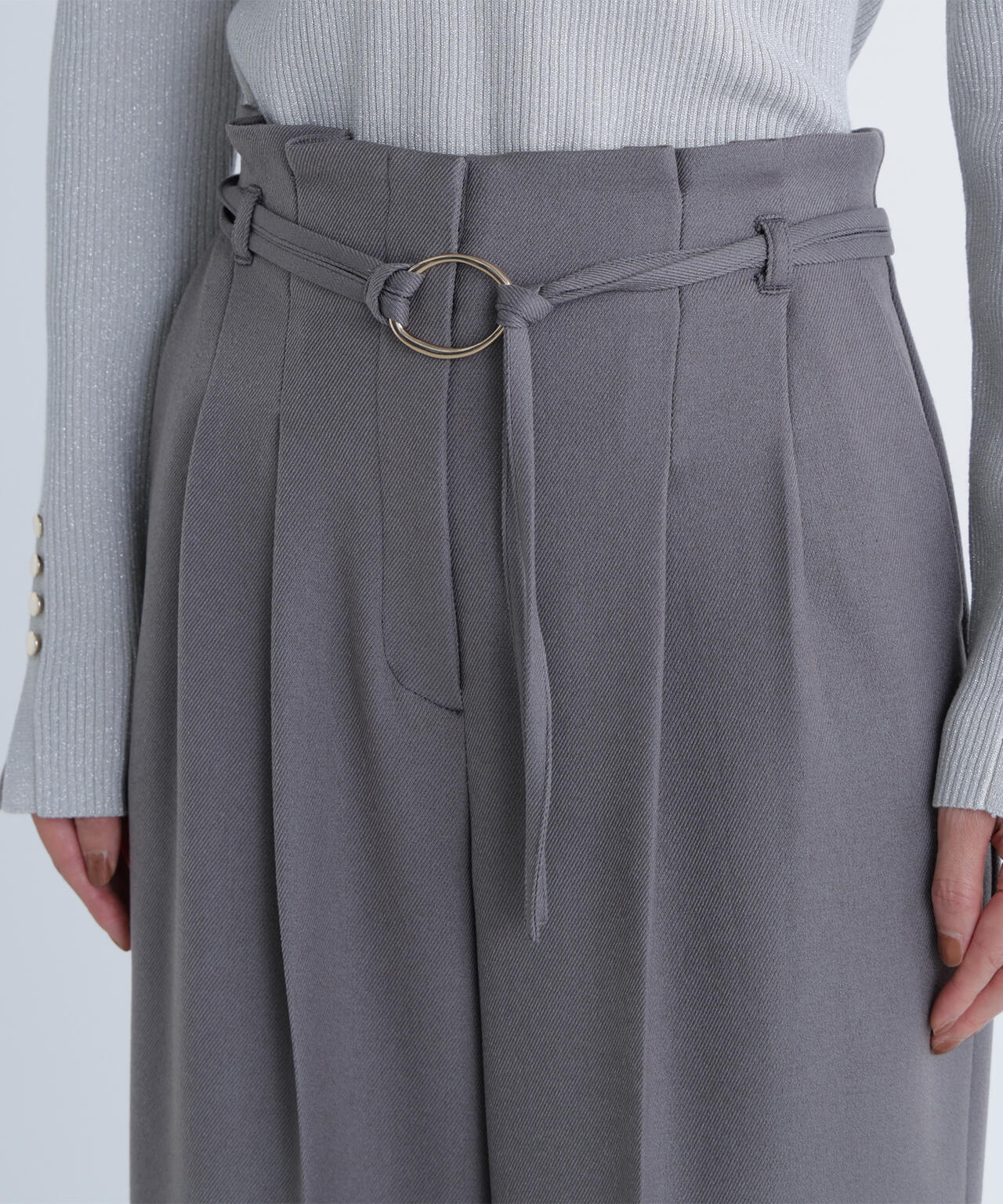 ダブルベルトワイドパンツII | NATURAL BEAUTY BASIC（ナチュラル