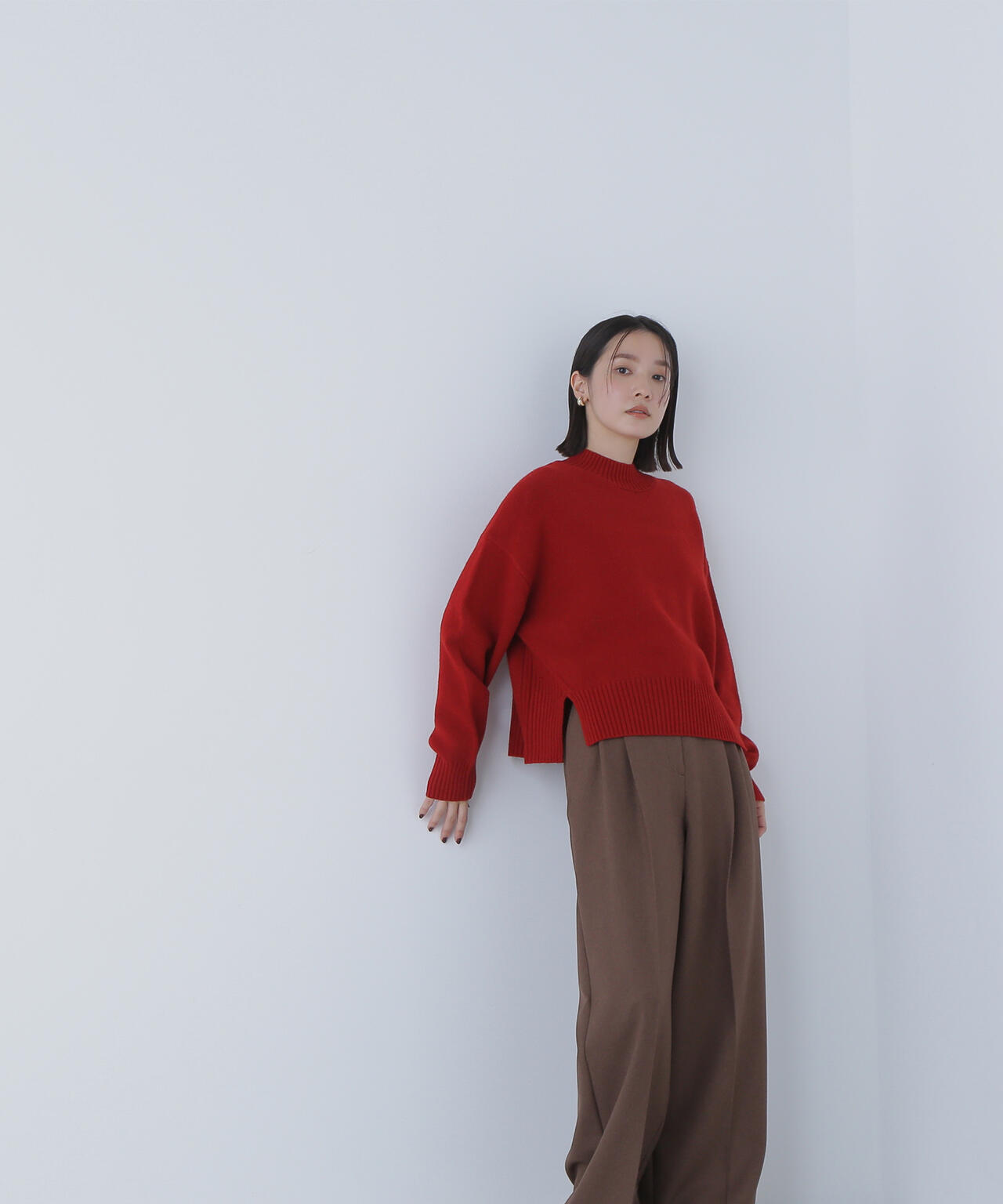 【BLANC】ツイーディータックパンツ