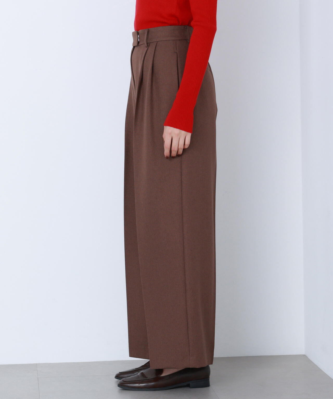 【BLANC】ツイーディータックパンツ