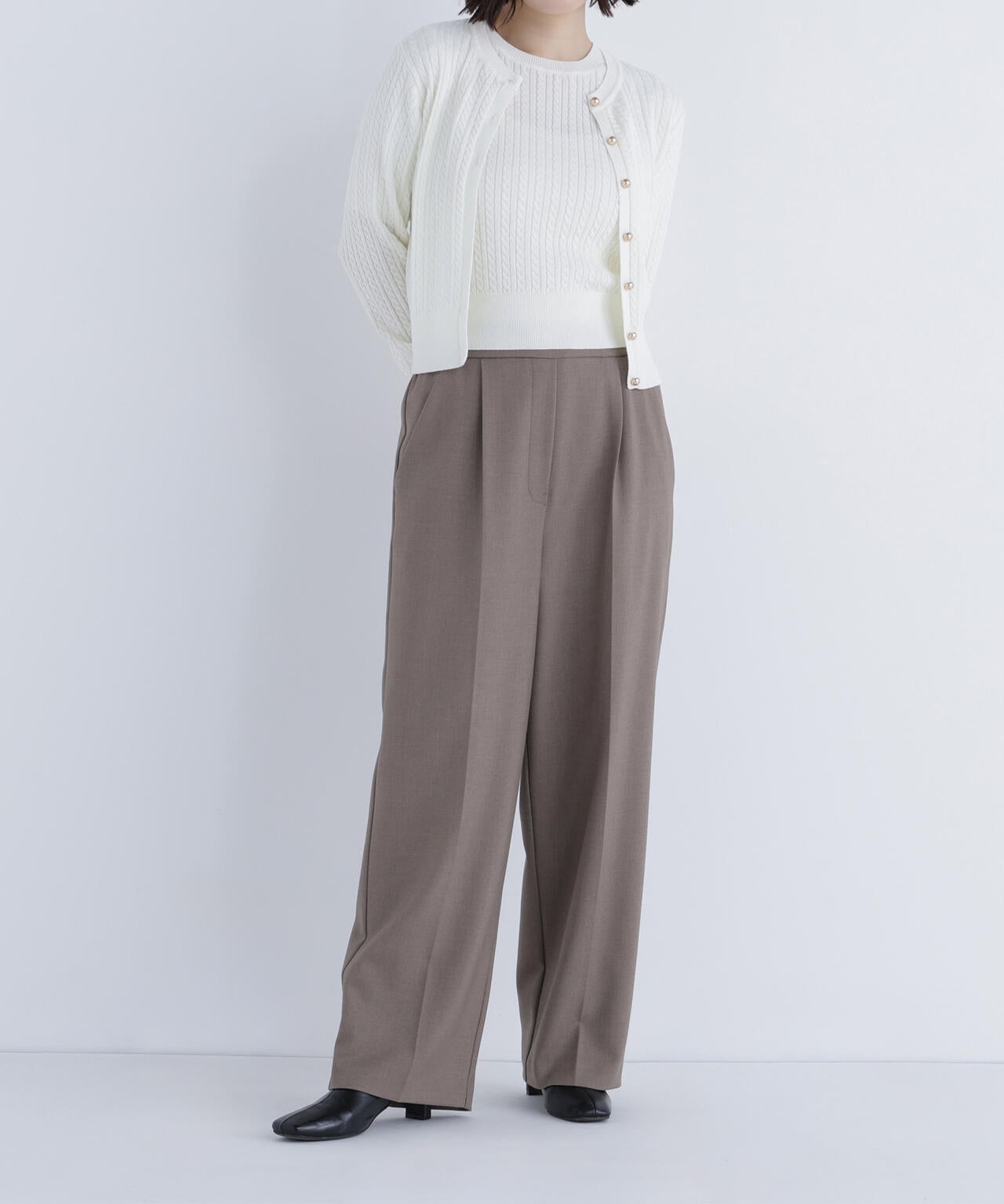 ウォームタッチワイドパンツ