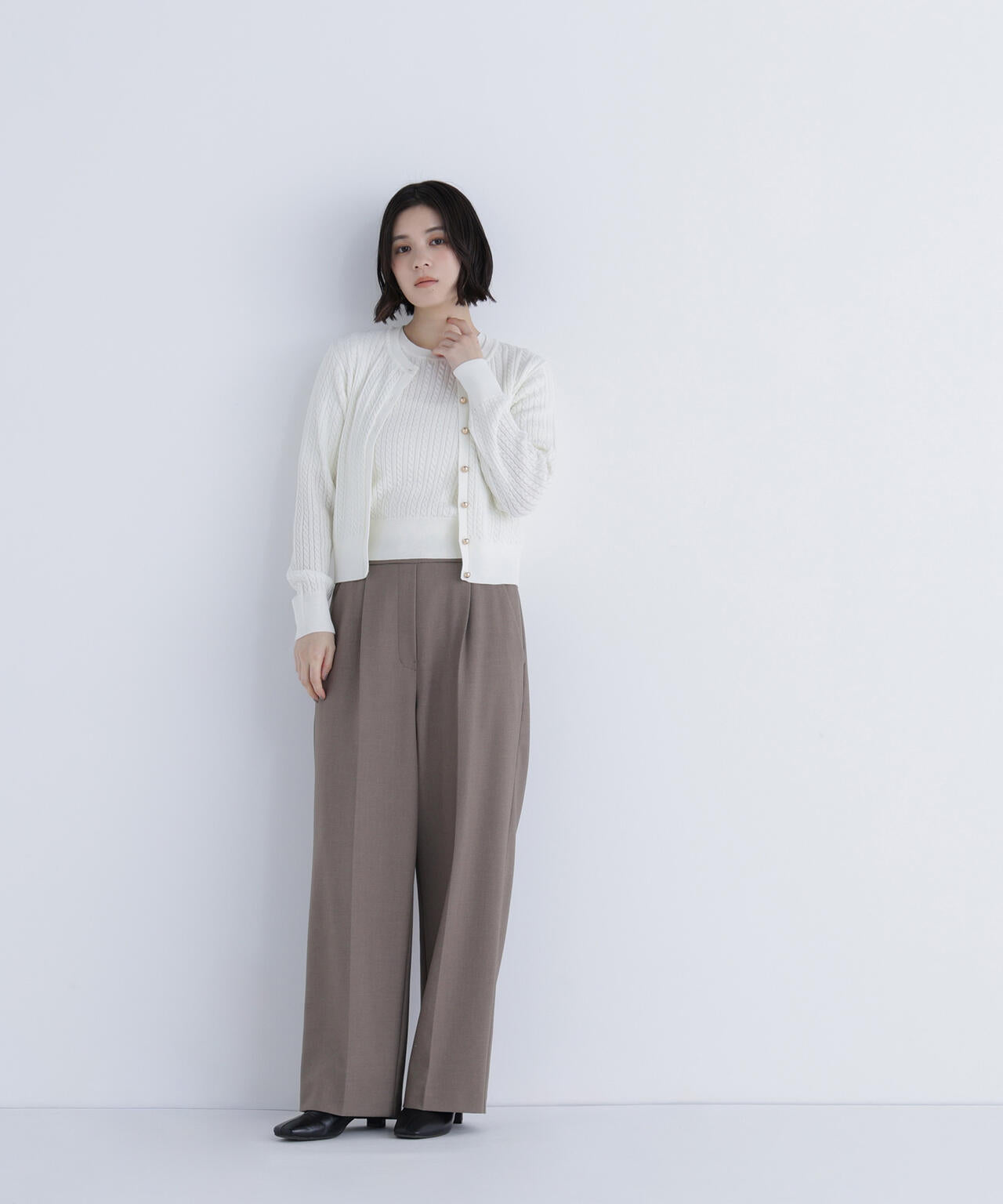 ウォームタッチワイドパンツ