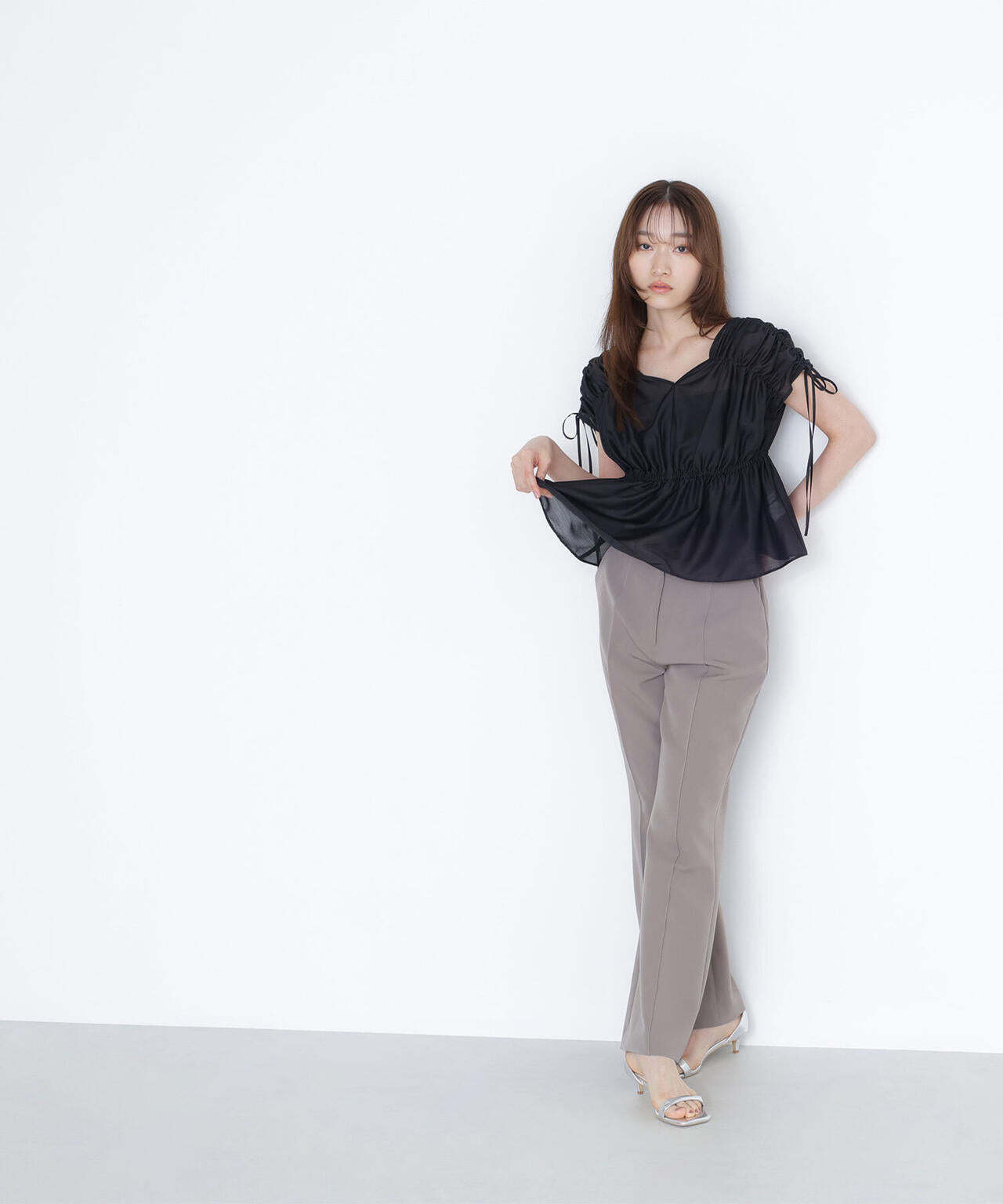 スリムフレアパンツ | NATURAL BEAUTY BASIC（ナチュラルビューティー