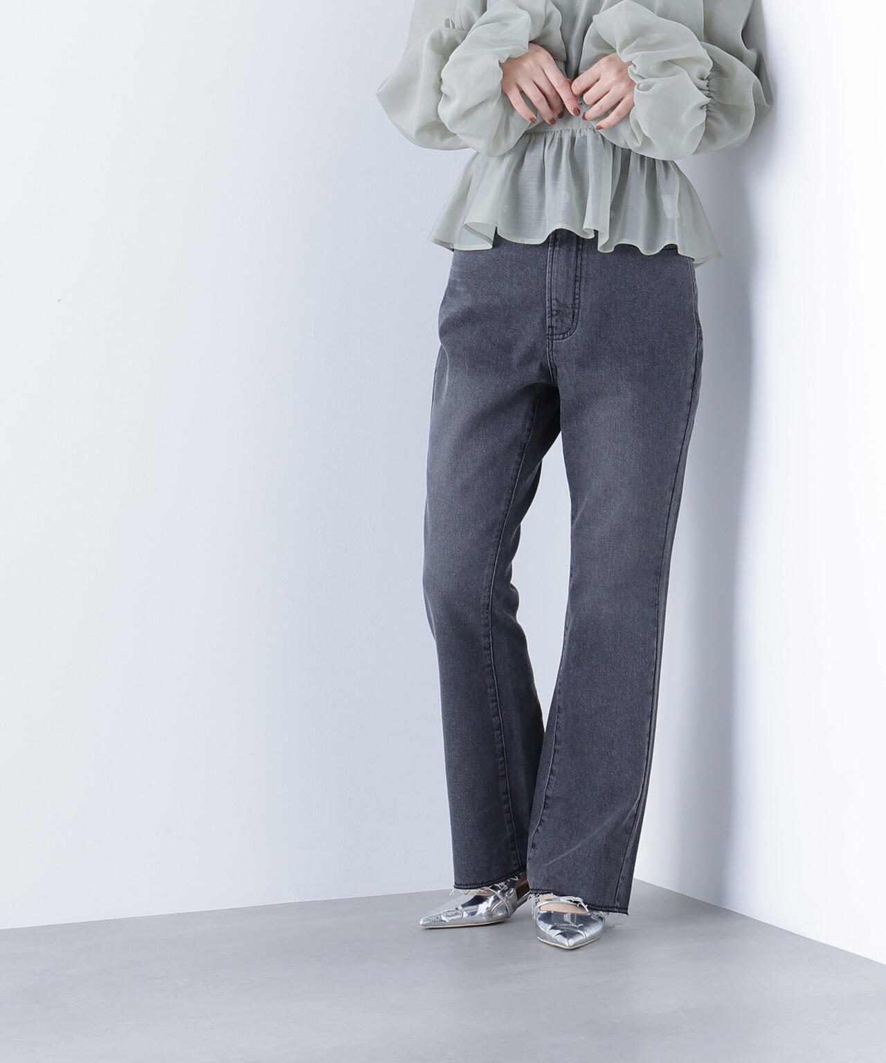 HBEAUTY&YOUTH フレアデニムパンツ H BEAUTY&YOUTH UNITED ARROWS