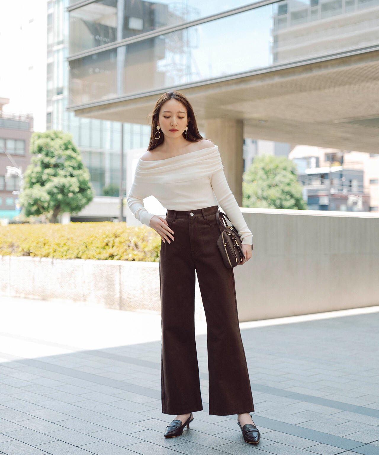 【Oggi掲載】【ちょうど、いい服】私に“ちょうどいい”ワイドストレートパンツ