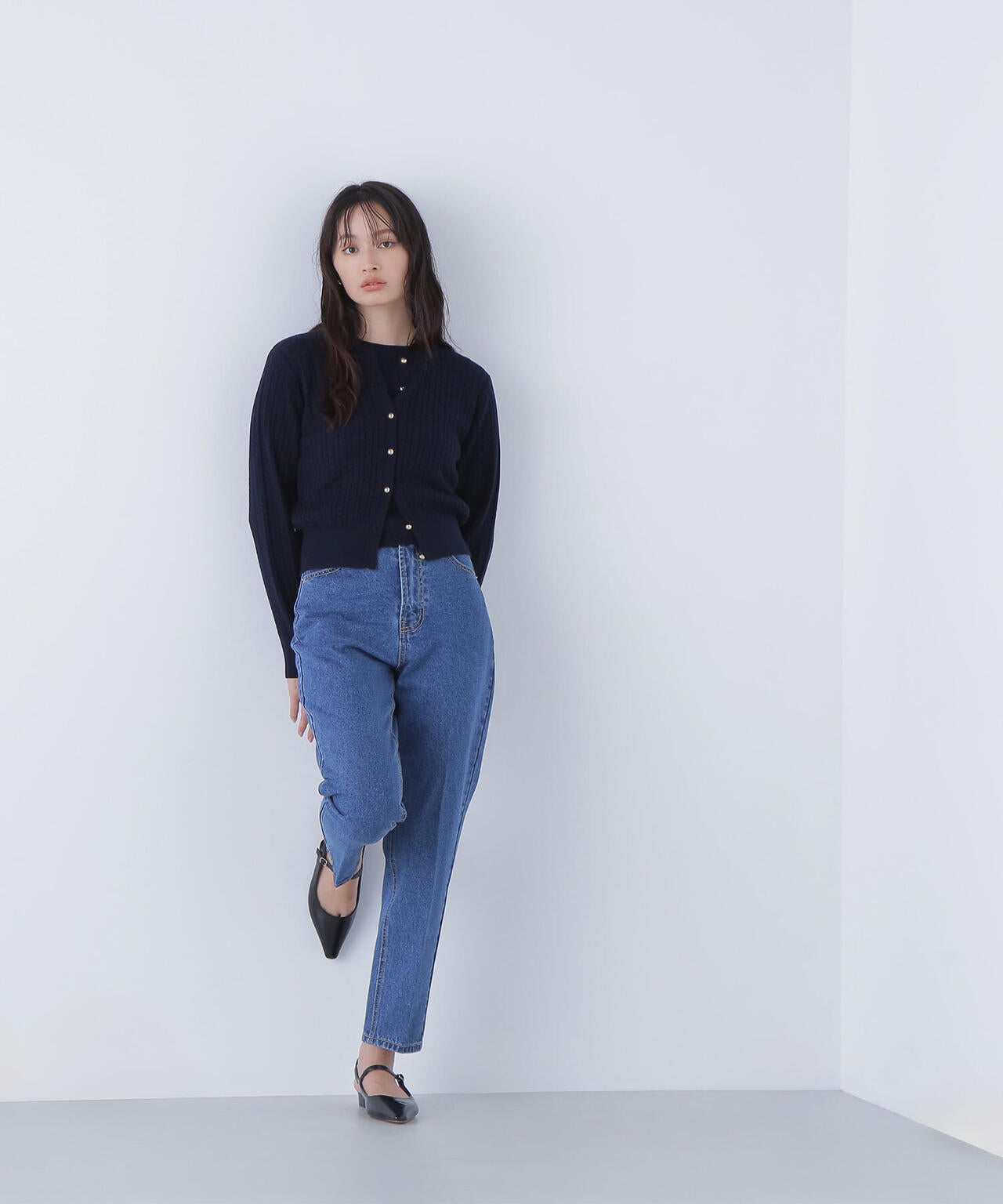 セミテーパードデニムパンツ | NATURAL BEAUTY BASIC（ナチュラル