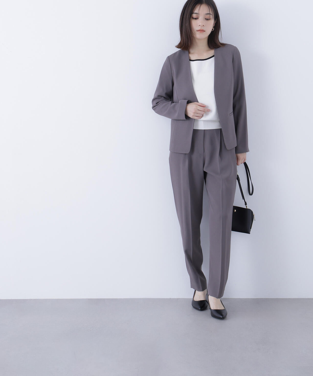 ストレッチツイルセットアップシリーズ テーパードパンツ | NATURAL