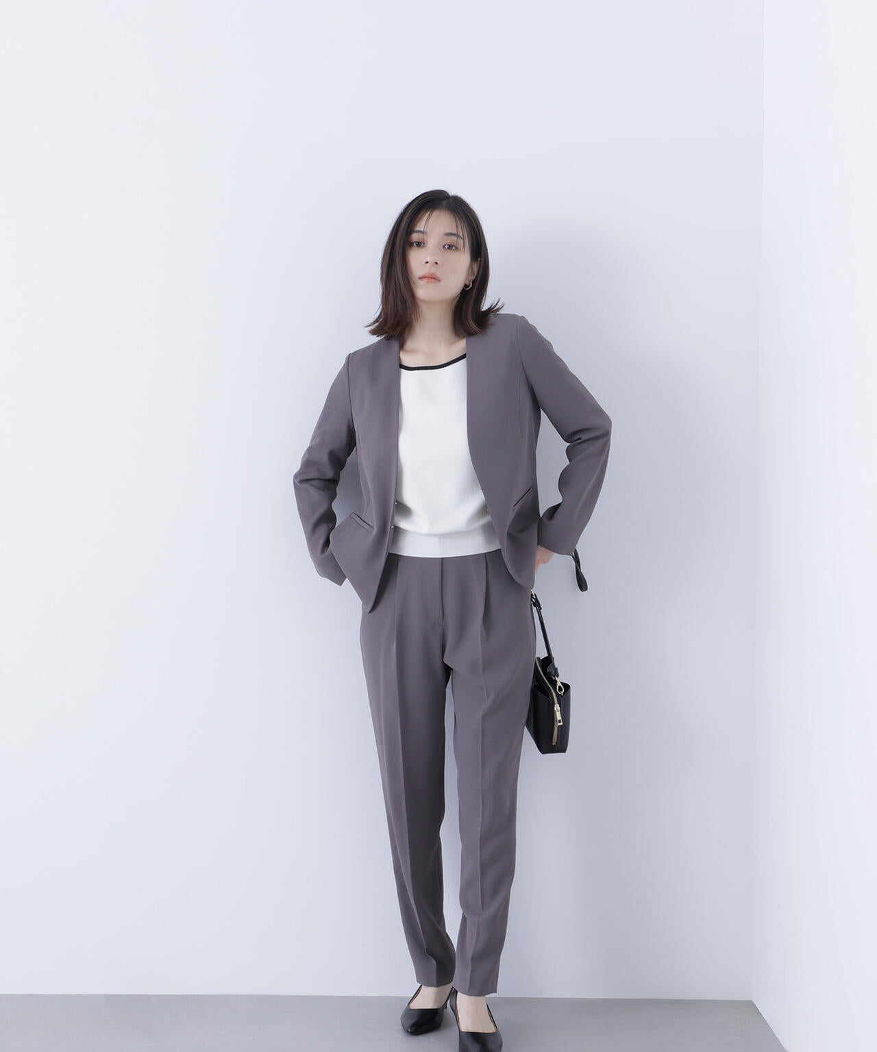 ストレッチツイルセットアップシリーズ テーパードパンツ