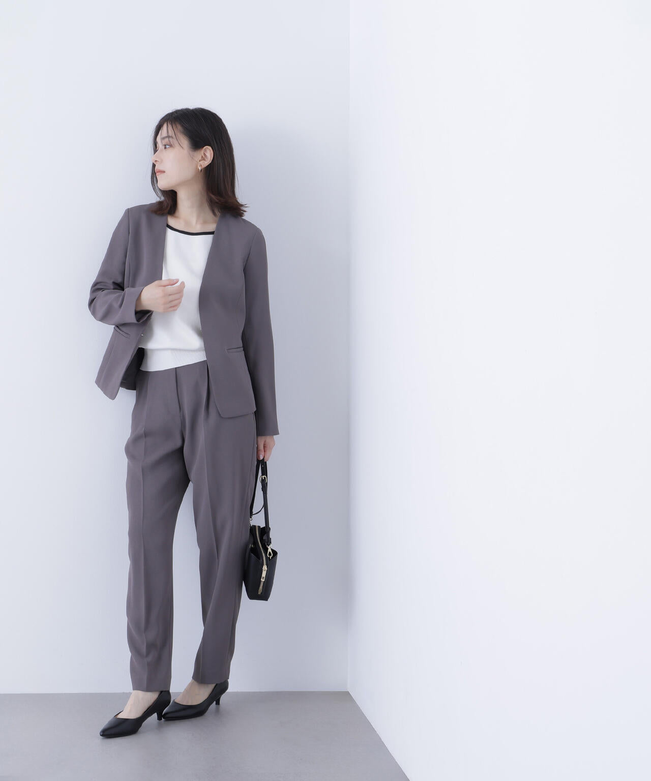 ストレッチツイルセットアップシリーズ テーパードパンツ