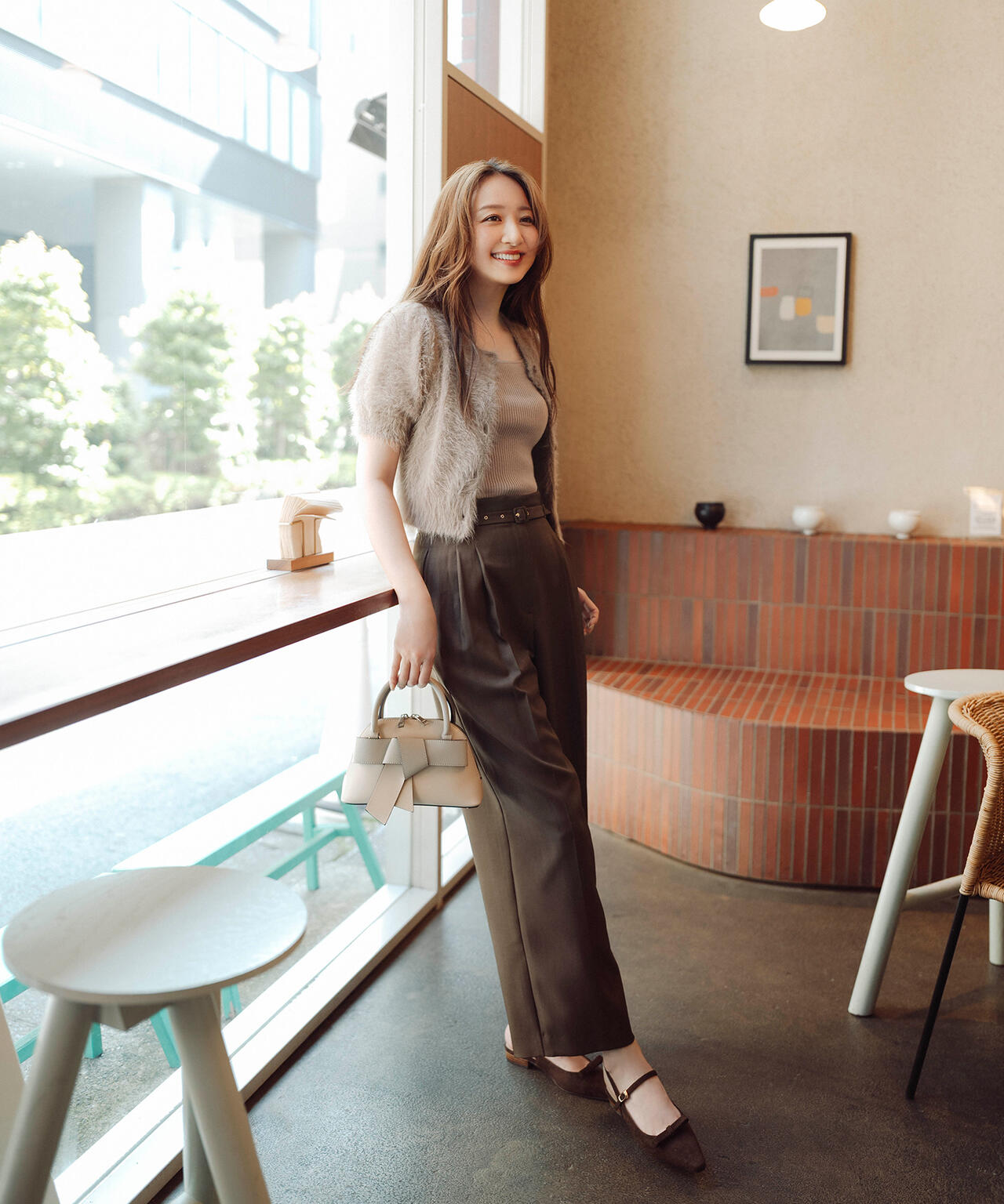 【CLASSY.12月号掲載】【ちょうど、いい服】くびれ仕込みベルテッドパンツ