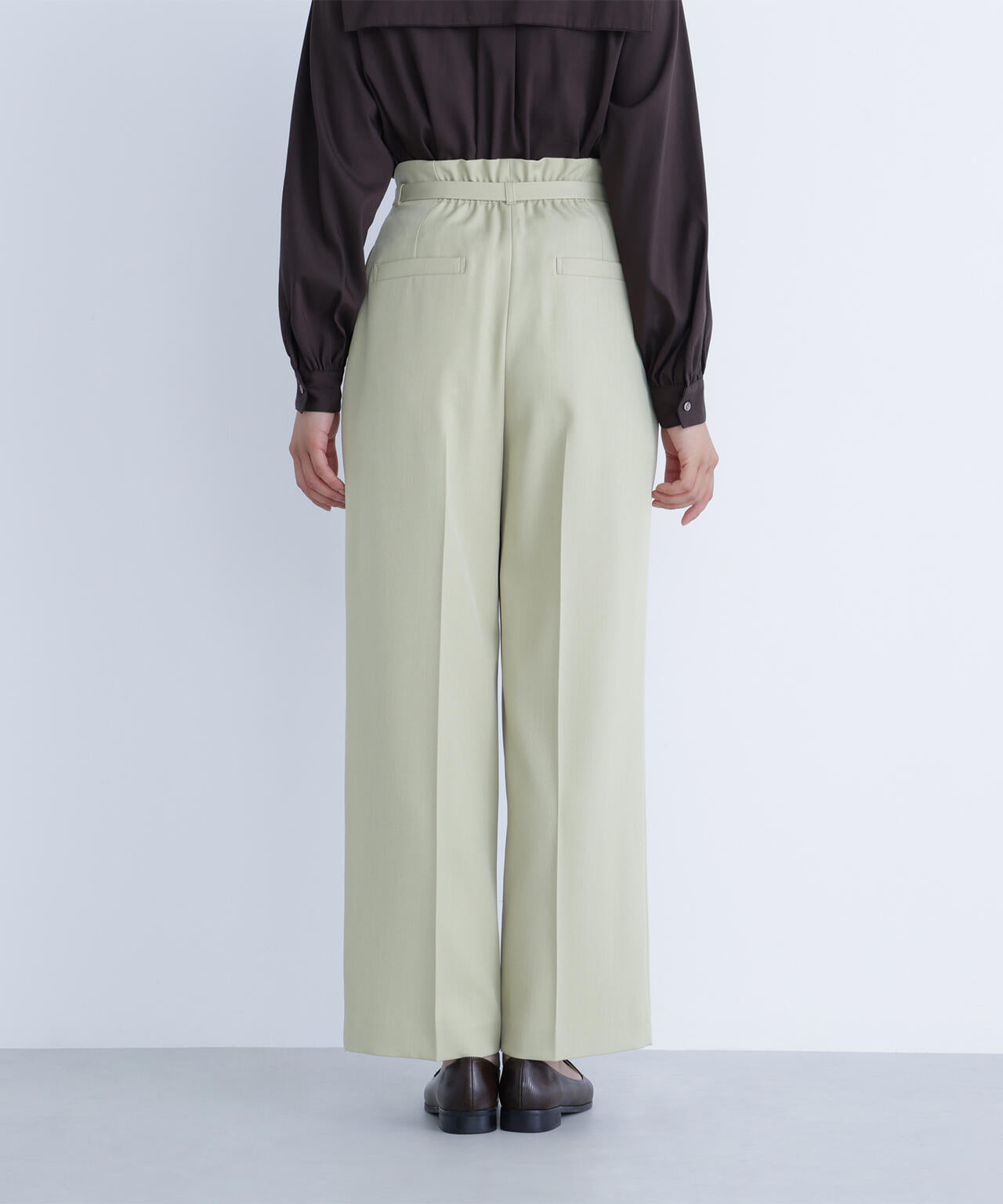 【CLASSY.掲載】【ちょうど、いい服】くびれ仕込みベルテッドパンツ