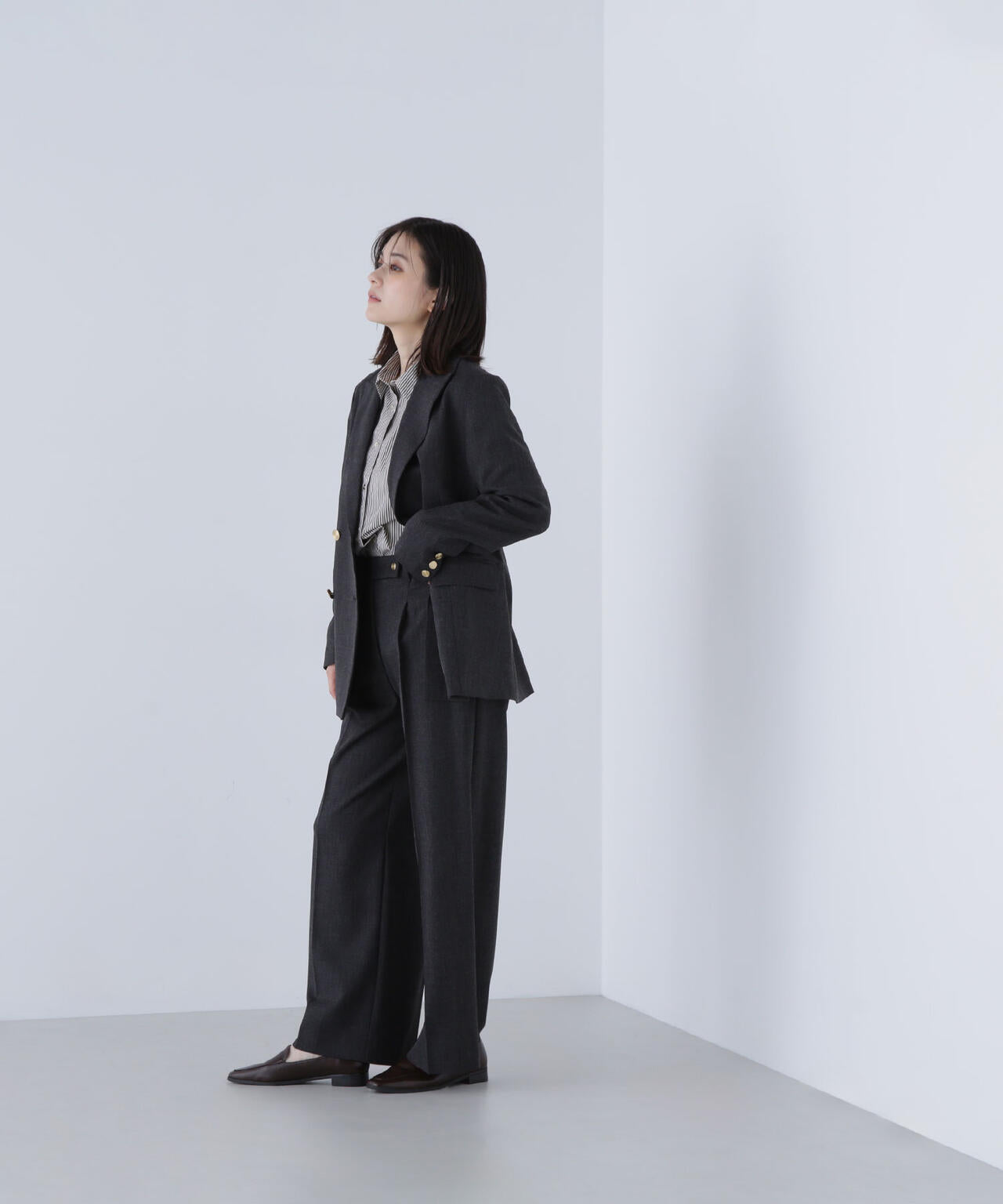 【ルミネ・ルクア・銀座インズ・有楽町マルイ・mix.tokyo 限定】ボクシージャケットセットアップ パンツ