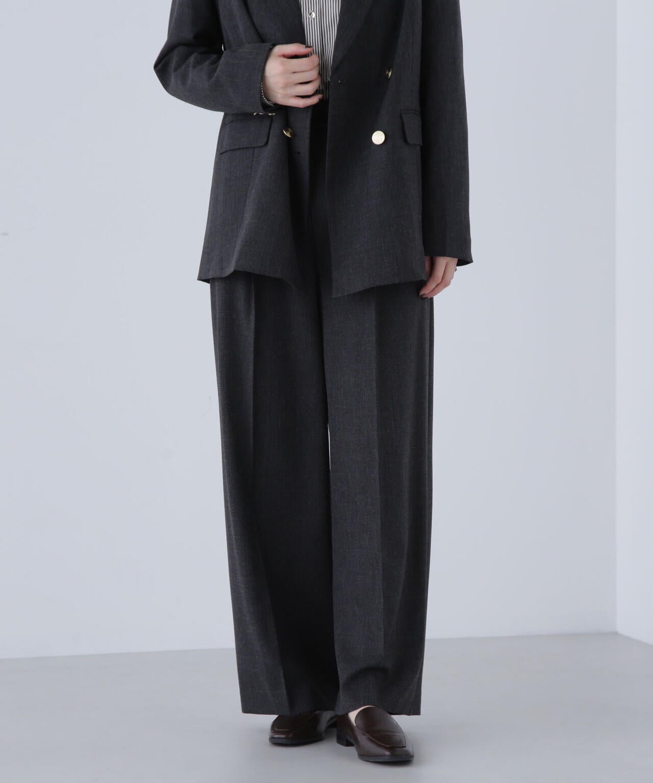 【ルミネ・ルクア・銀座インズ・有楽町マルイ・mix.tokyo 限定】ボクシージャケットセットアップ パンツ