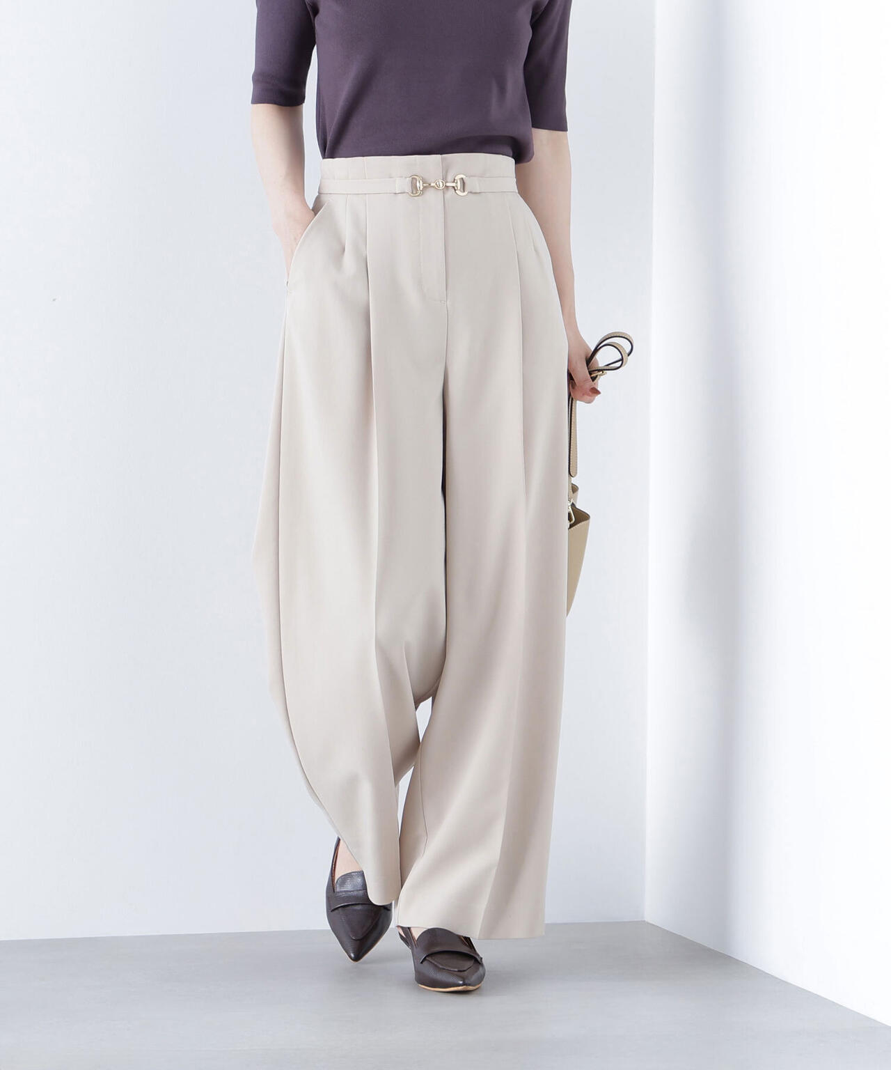 ビットベルトワイドパンツ