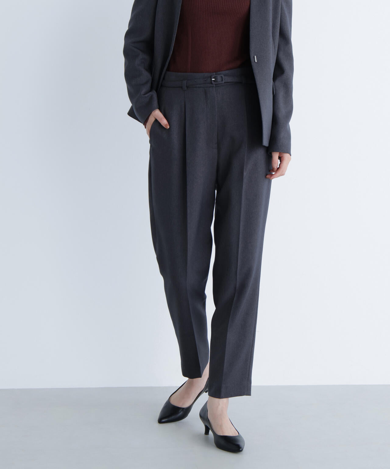 NATURAL BEAUTY BASIC　ウーステッドライクツイルセットアップ NATURAL BEAUTY BASIC（ナチュラルビューティーベーシック）の